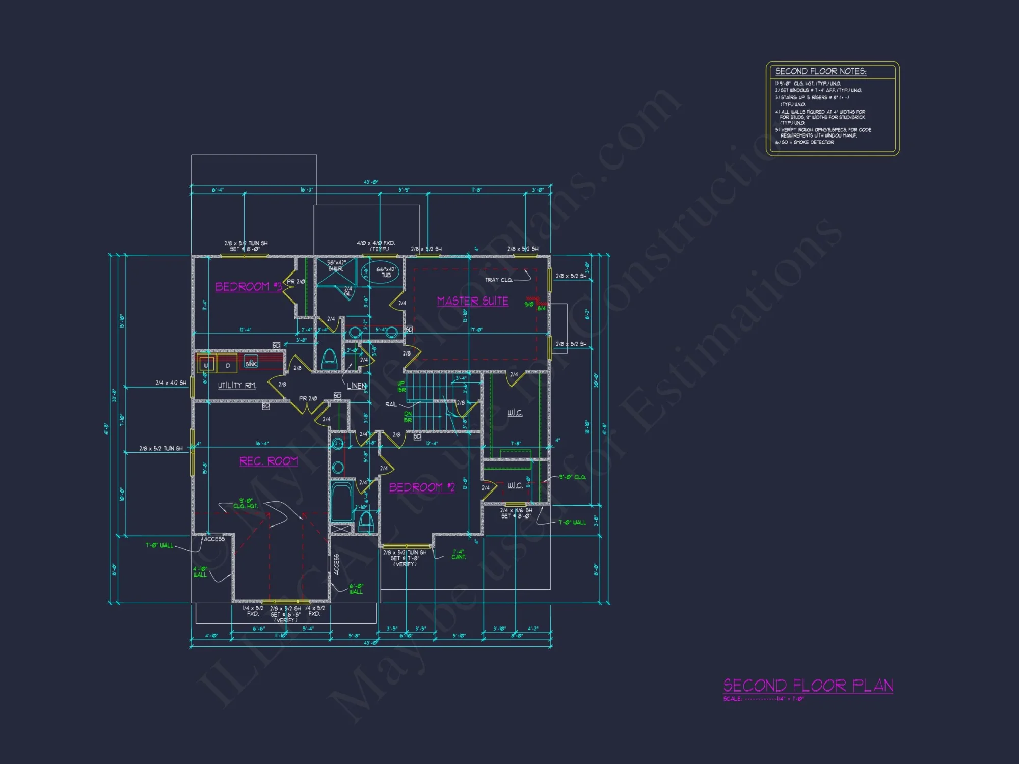 Modern Farmhouse house Plan with Detailed Blueprint Designs