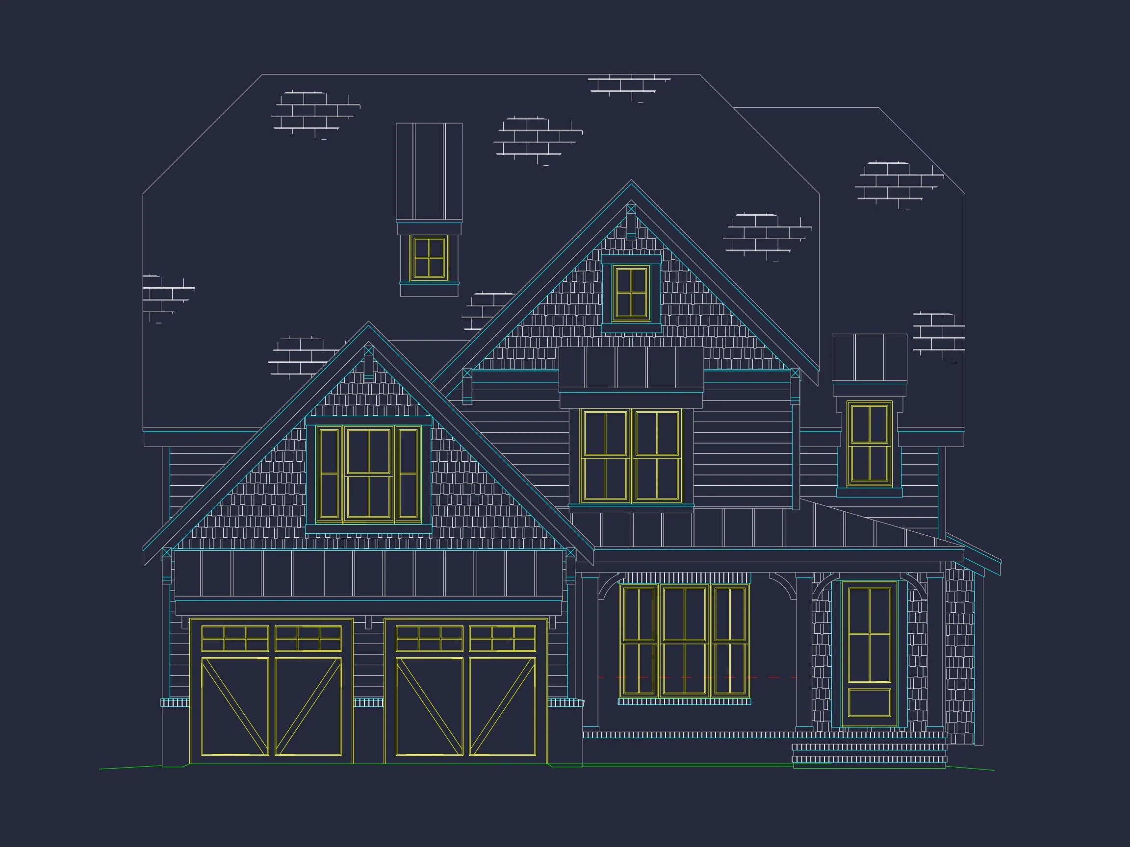 17-1436 HOUSE PLAN - Modern Farmhouse House Plan with Detailed Blueprint Designs 21 Modern Farmhouse house Plan with Detailed Blueprint Designs