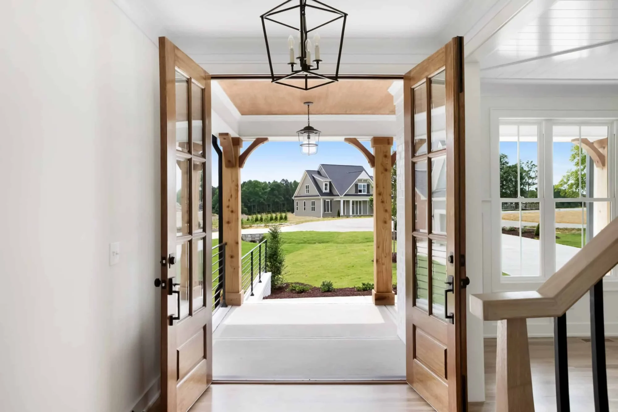 Modern Farmhouse house Plan with Detailed Blueprint Designs