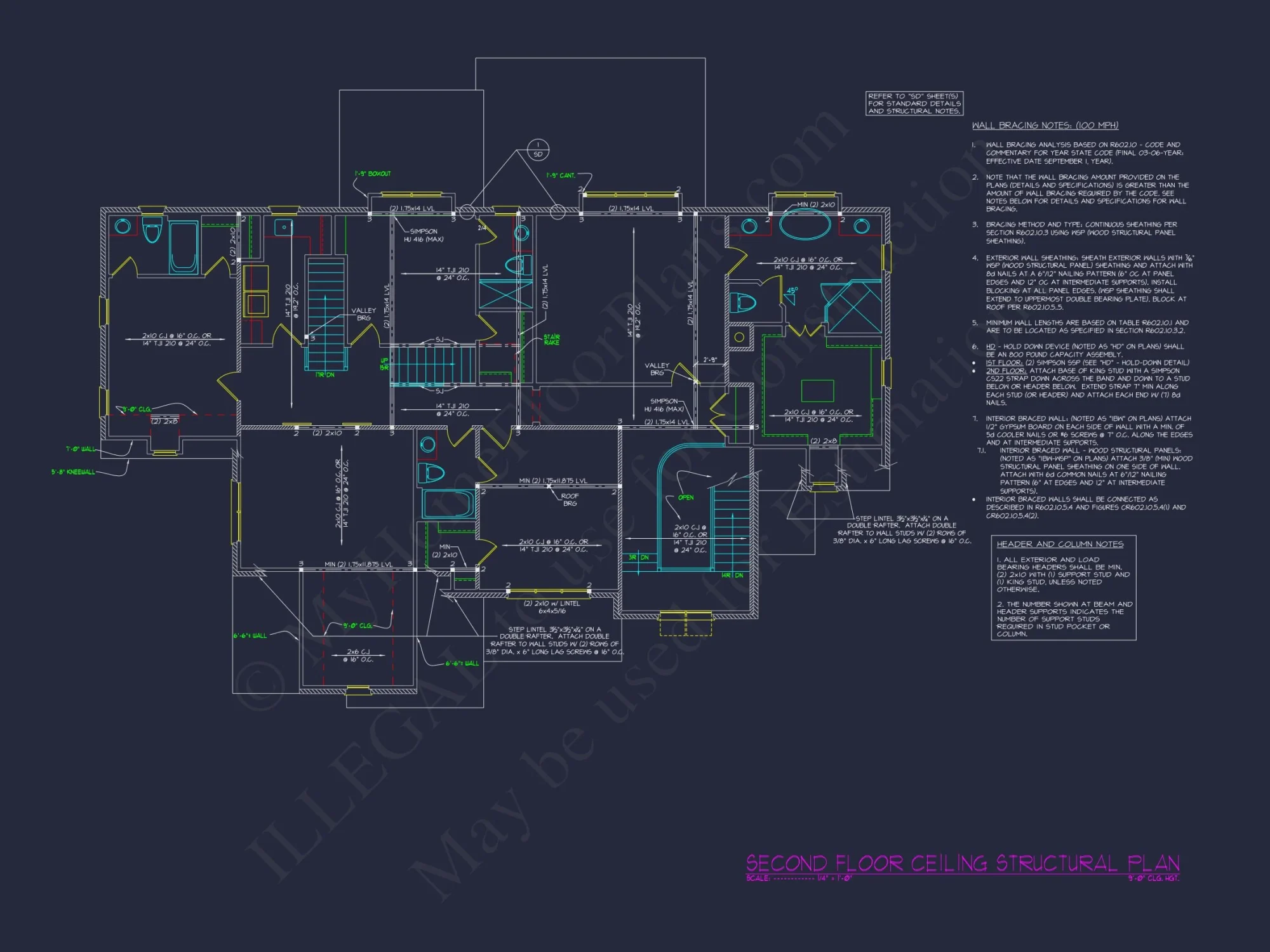 Detailed CAD house Plan with 2-Story Designs & Modern Features