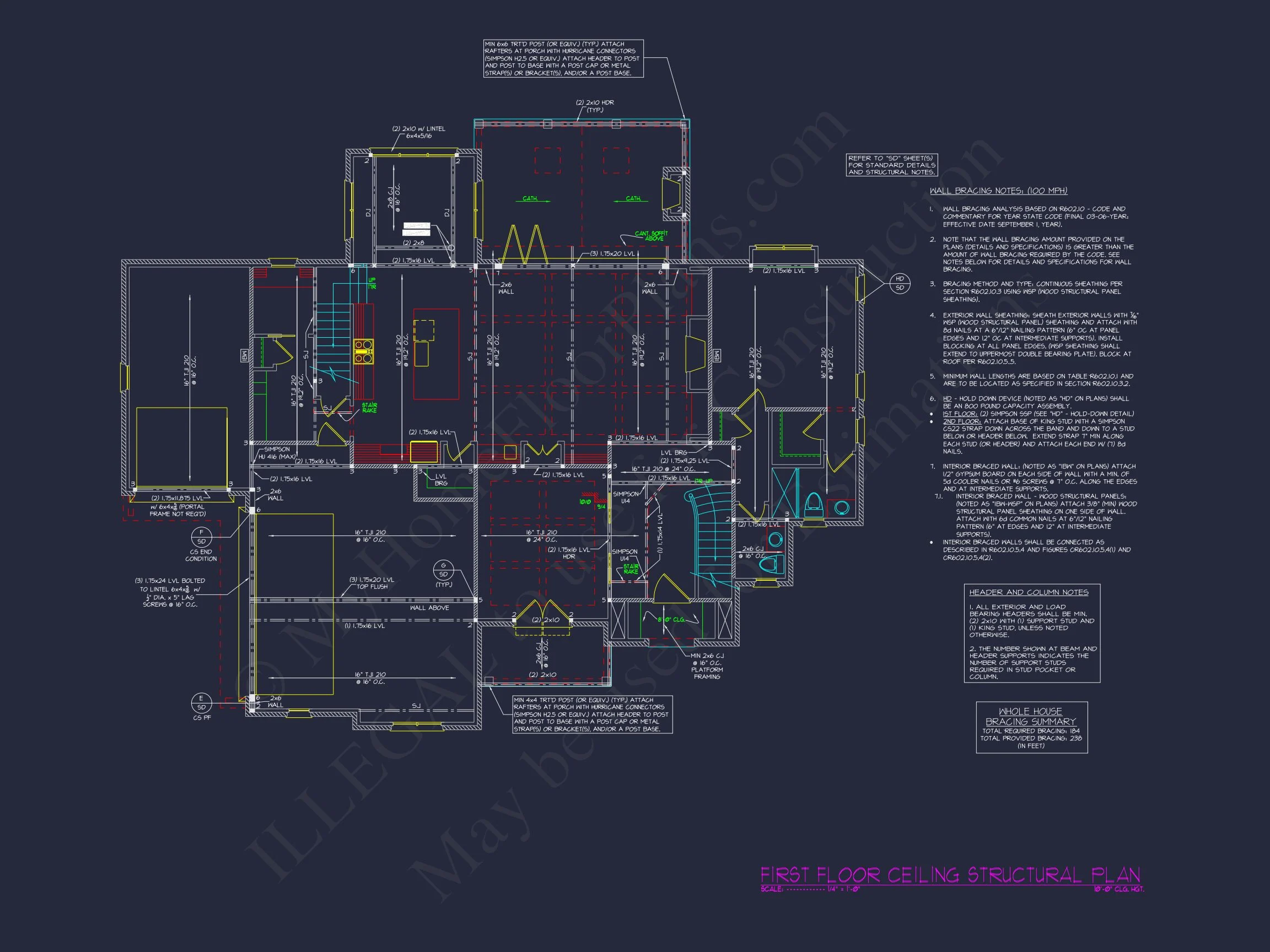 17-1415 HOUSE PLAN - Detailed CAD House Plan with 2-Story Designs & Modern Features 37 Detailed CAD house Plan with 2-Story Designs & Modern Features