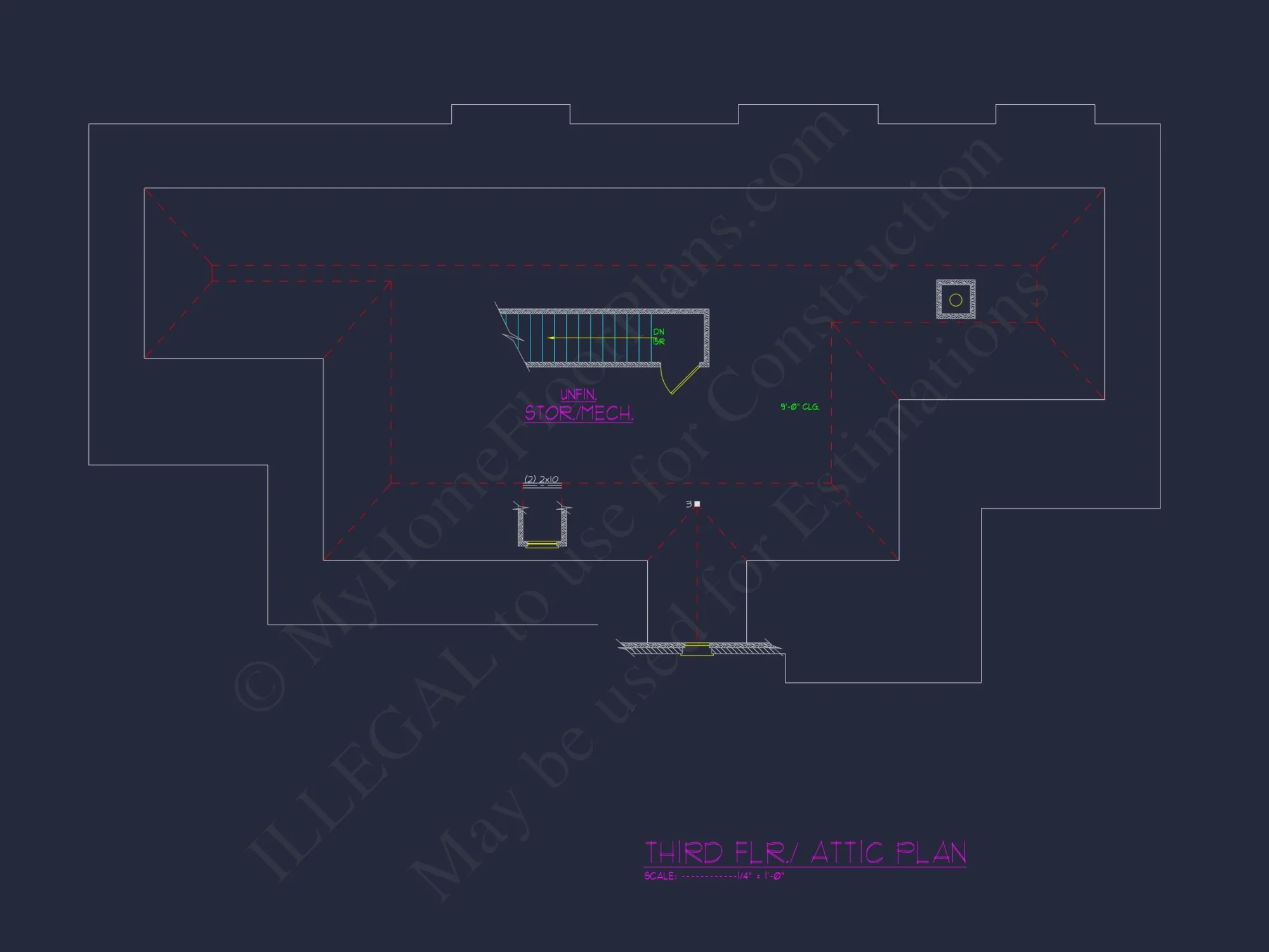 Detailed CAD house Plan with 2-Story Designs & Modern Features