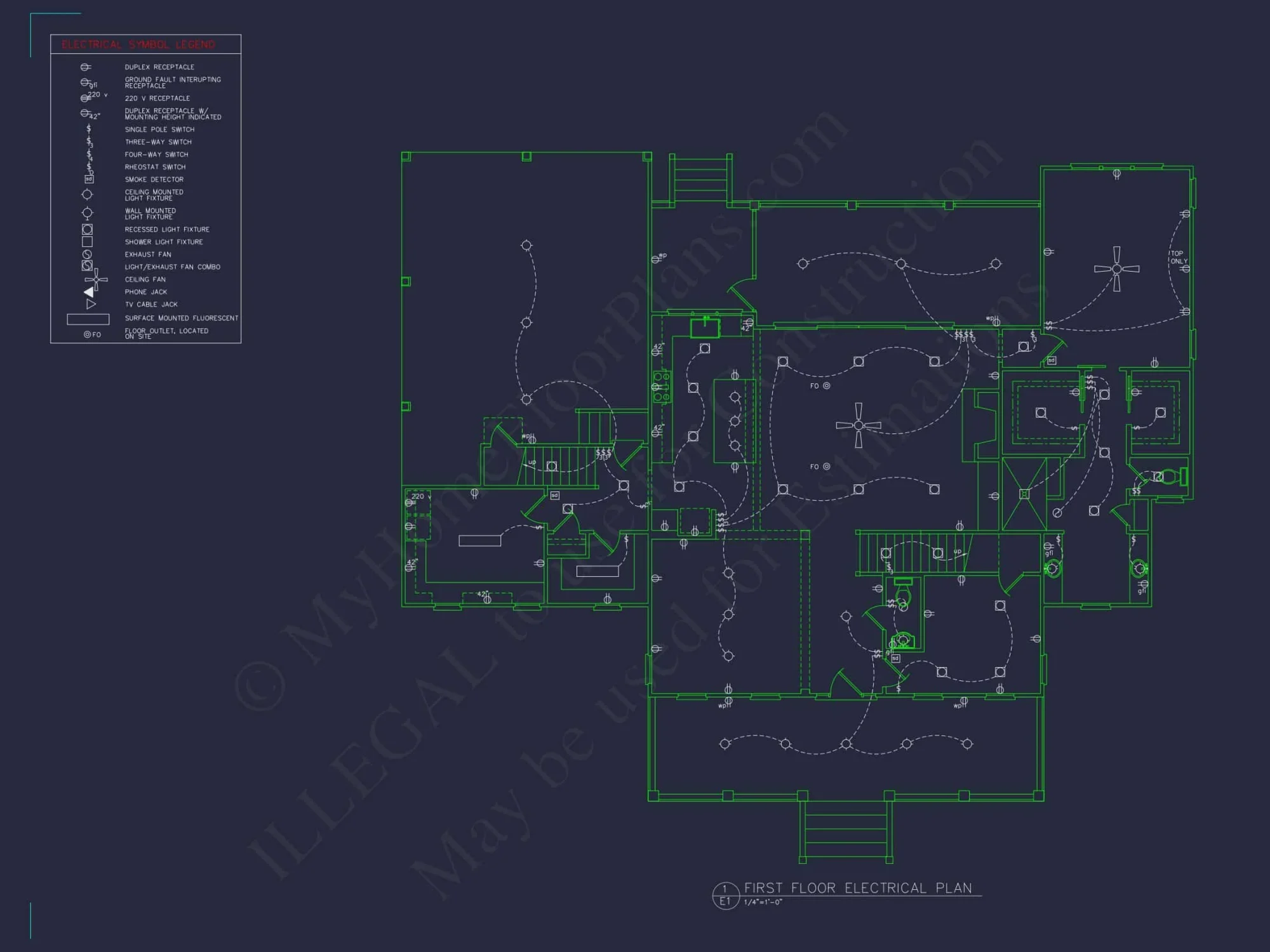 Spacious house CAD Floor Plan with Custom Architectural Designs