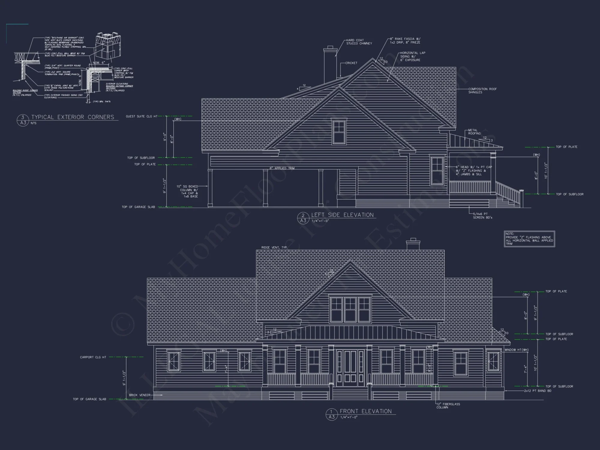 Spacious house CAD Floor Plan with Custom Architectural Designs