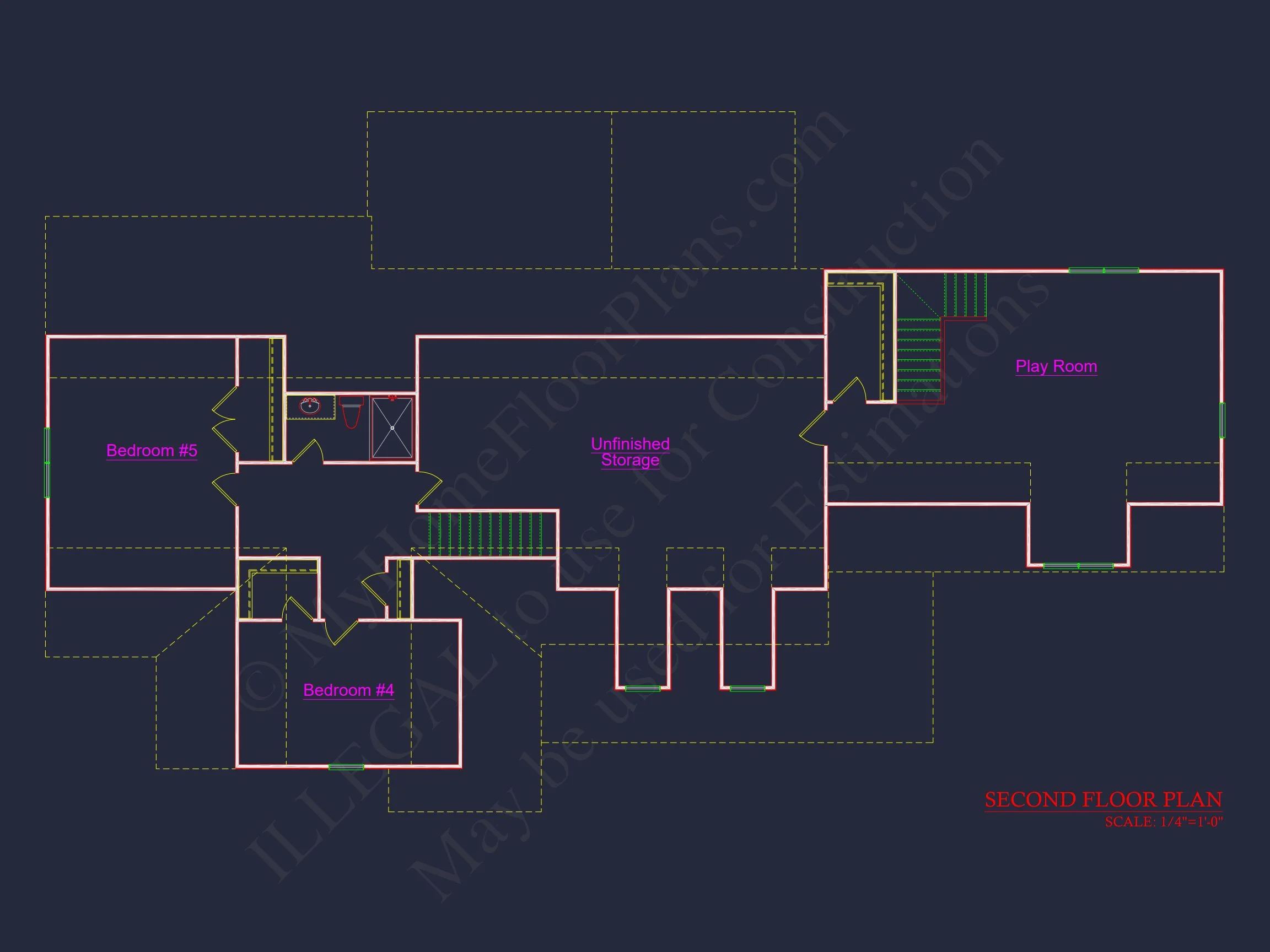 17-1385 HOUSE PLAN - Traditional 2-Story House Plan with Spacious CAD Designs 8 Traditional 2-Story house Plan with Spacious CAD Designs