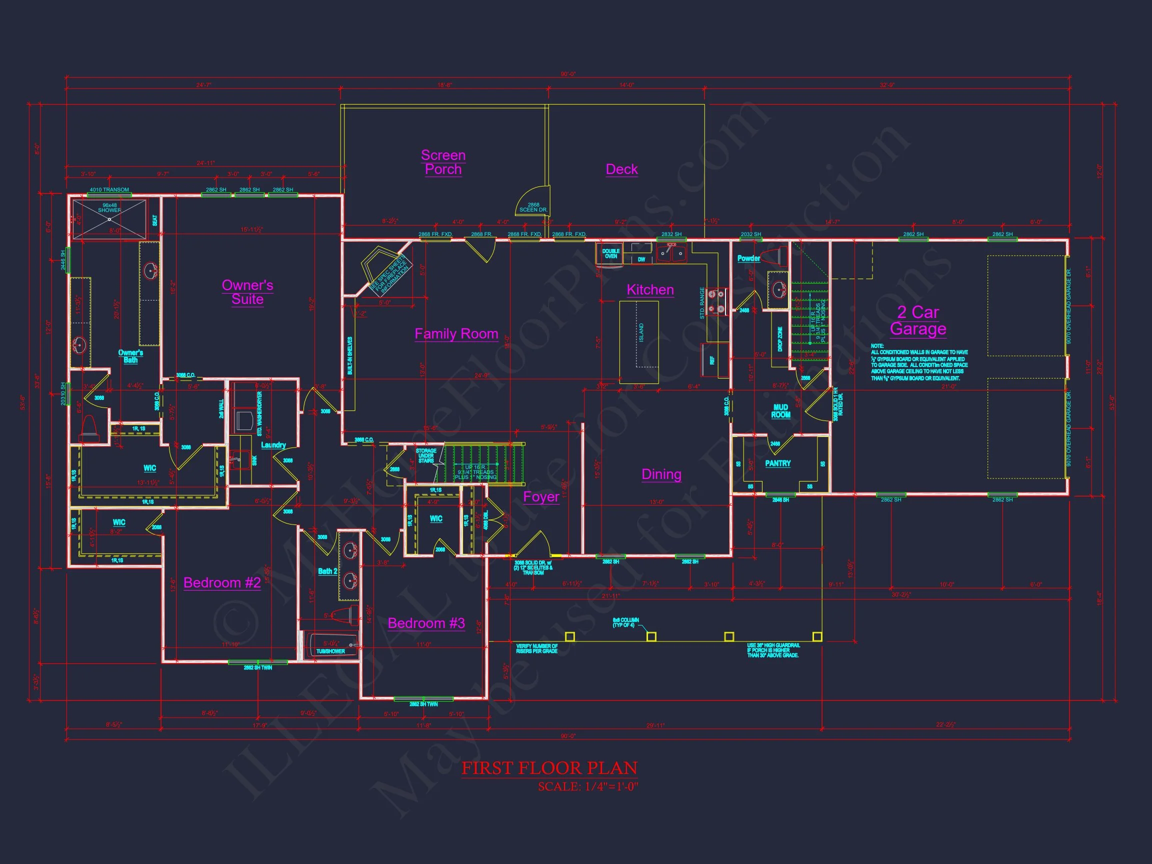 17-1385 HOUSE PLAN - Traditional 2-Story House Plan with Spacious CAD Designs 7 Traditional 2-Story house Plan with Spacious CAD Designs