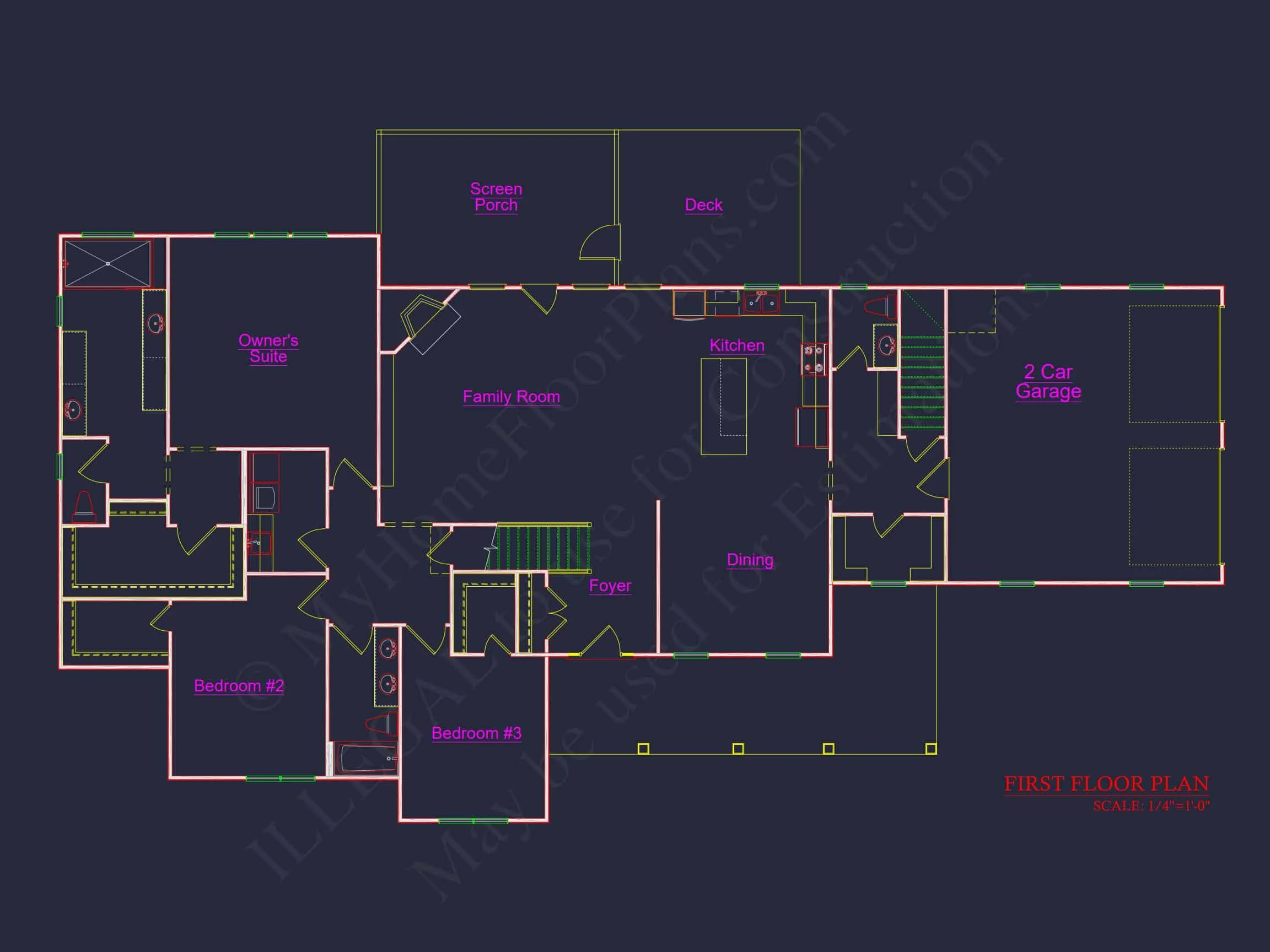 17-1385 HOUSE PLAN - Traditional 2-Story House Plan with Spacious CAD Designs 6 Traditional 2-Story house Plan with Spacious CAD Designs
