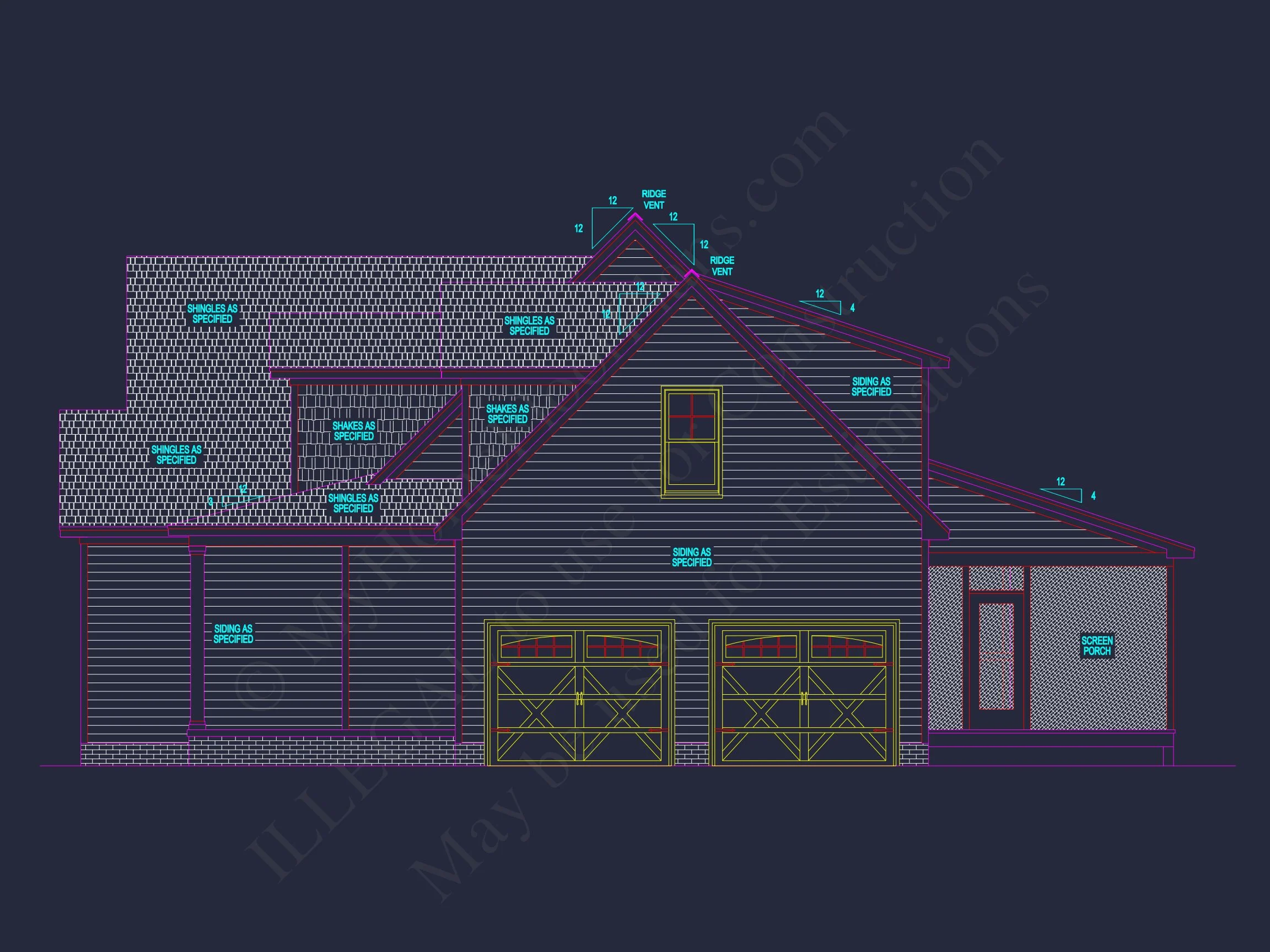17-1385 HOUSE PLAN - Traditional 2-Story House Plan with Spacious CAD Designs 4 Traditional 2-Story house Plan with Spacious CAD Designs
