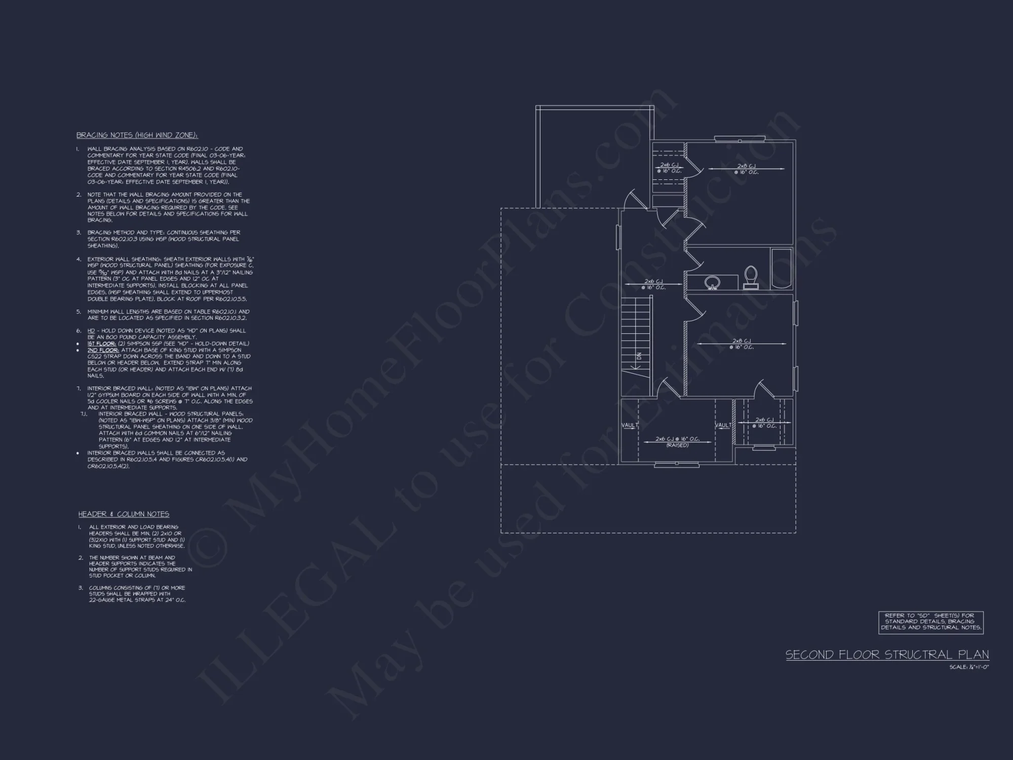 Coastal house Plan with 4 Beds, Open Floor Plan & CAD Designs
