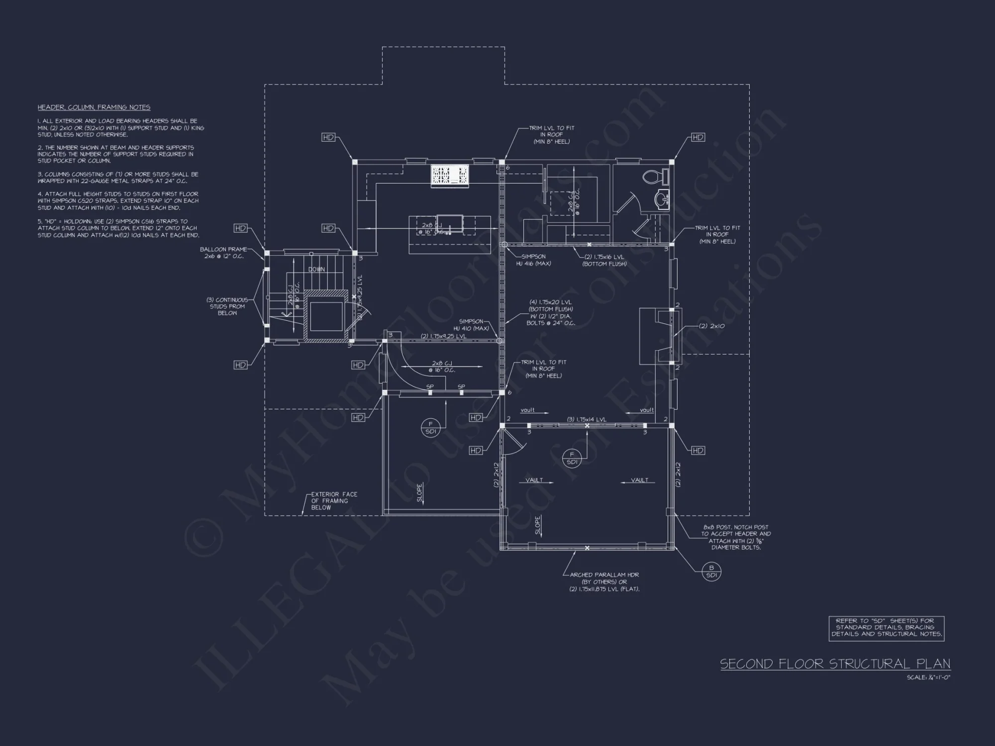Beach House Floor Plan with 3 Beds & 3.5 Baths Design