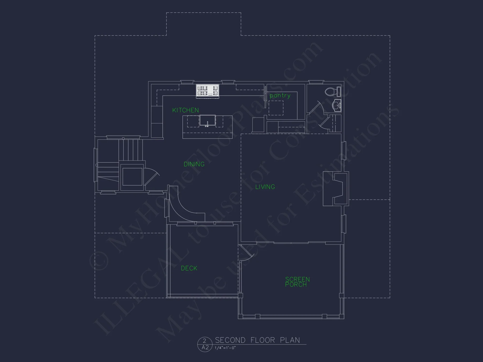 Beach House Floor Plan with 3 Beds & 3.5 Baths Design