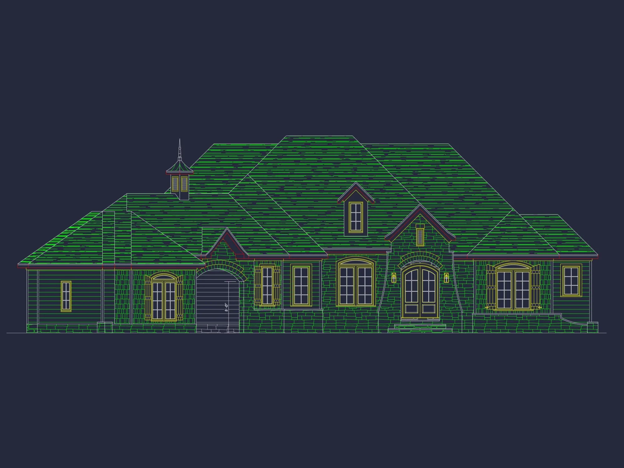 Luxurious house Plan with Angled Garage