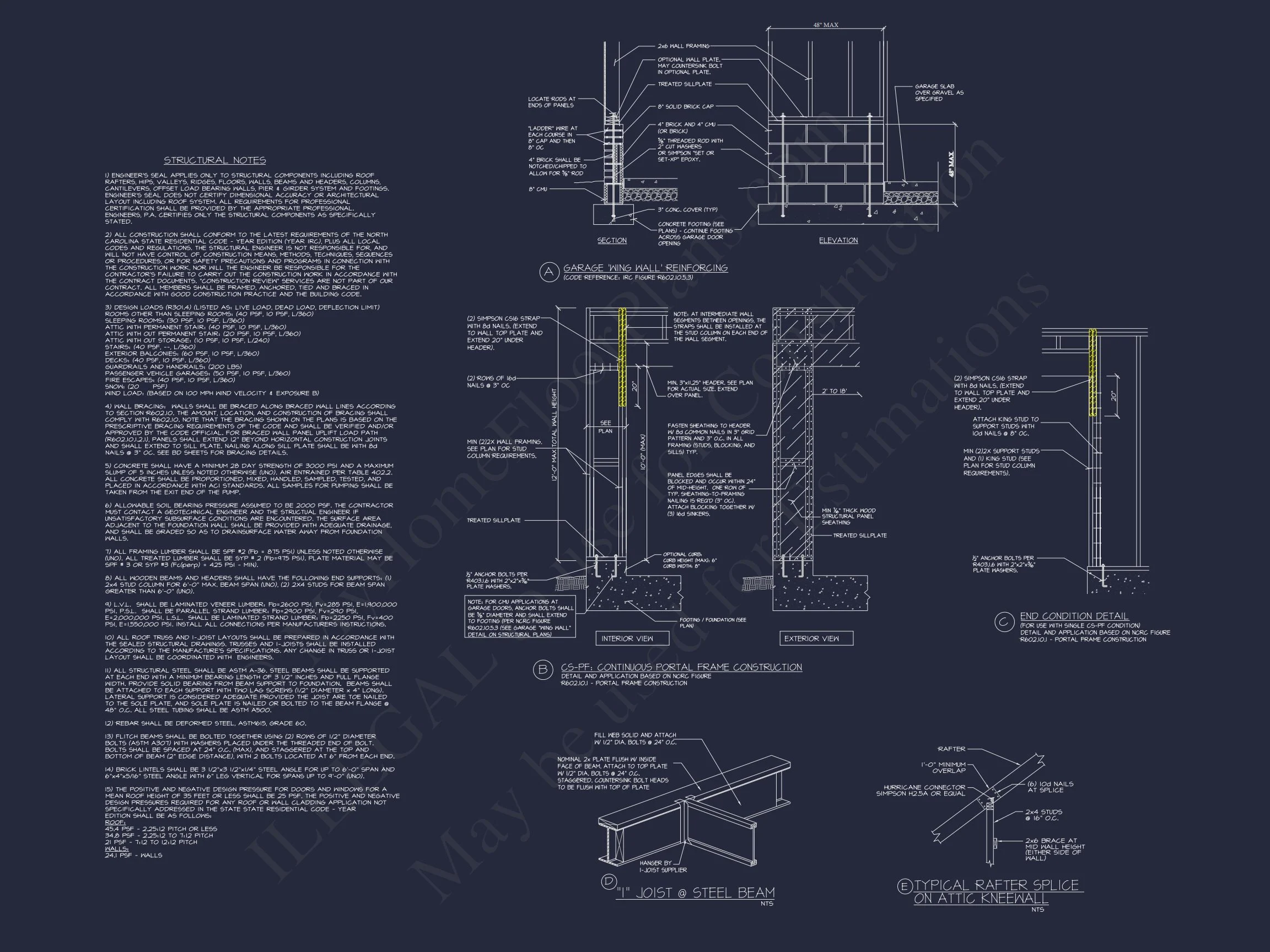 Modern Craftsman house Plan with 4 Beds & 2-Story CAD Design