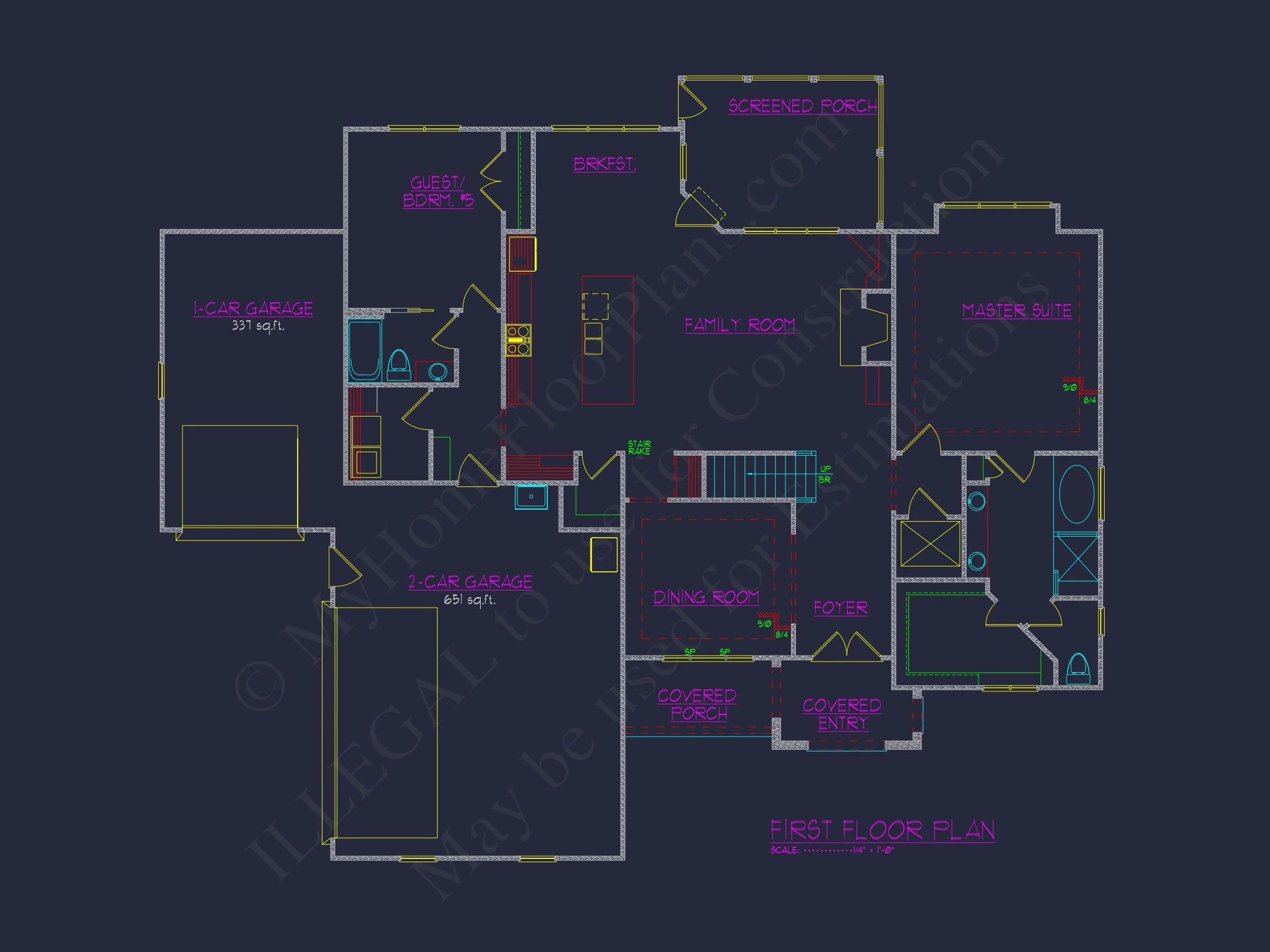 17-1333 HOUSE PLAN - Customizable House Floor Plan with 2-Story Designs & Modern Features 4 Customizable house Floor Plan with 2-Story Designs & Modern Features