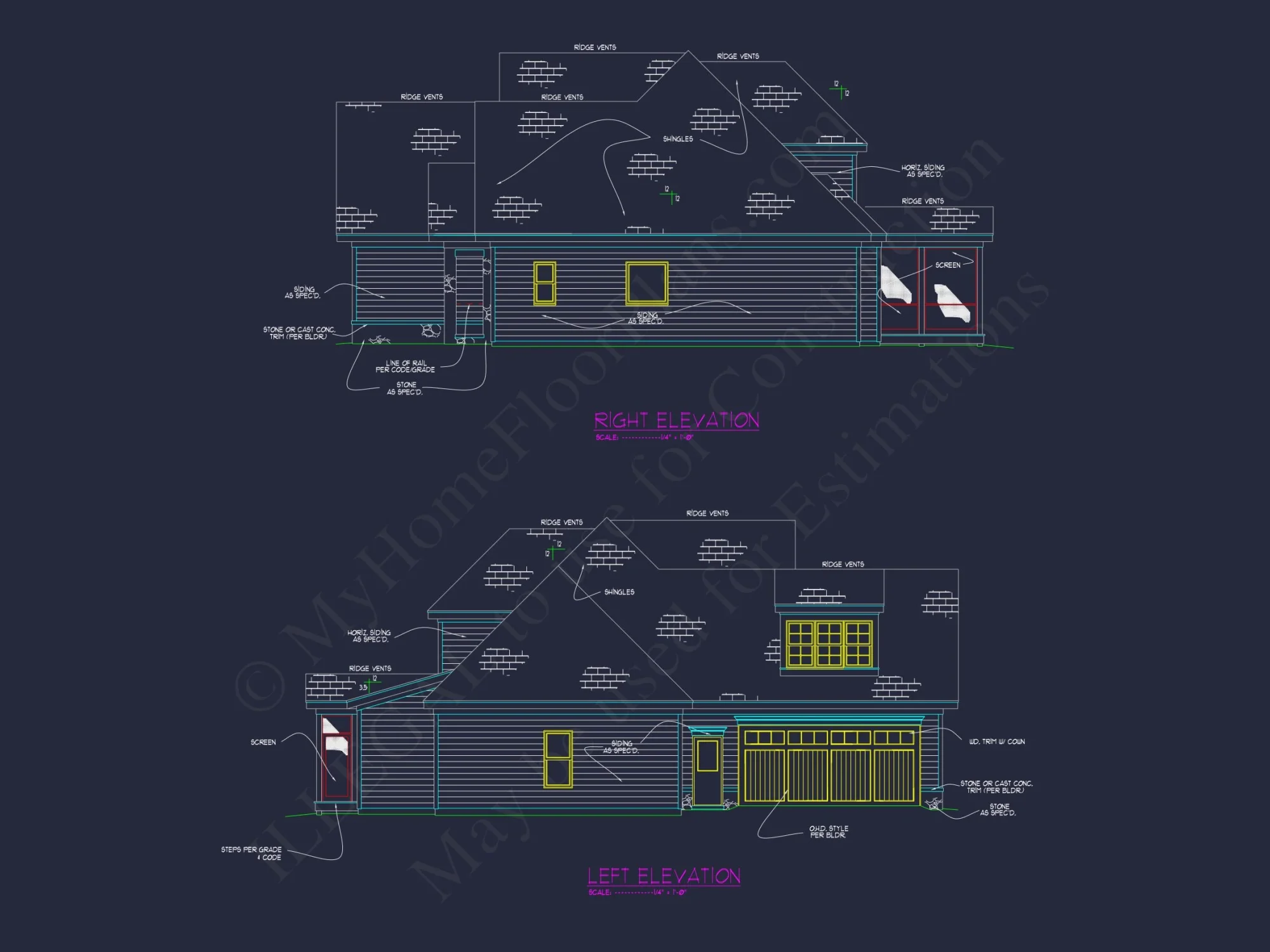 Customizable house Floor Plan with 2-Story Designs & Modern Features