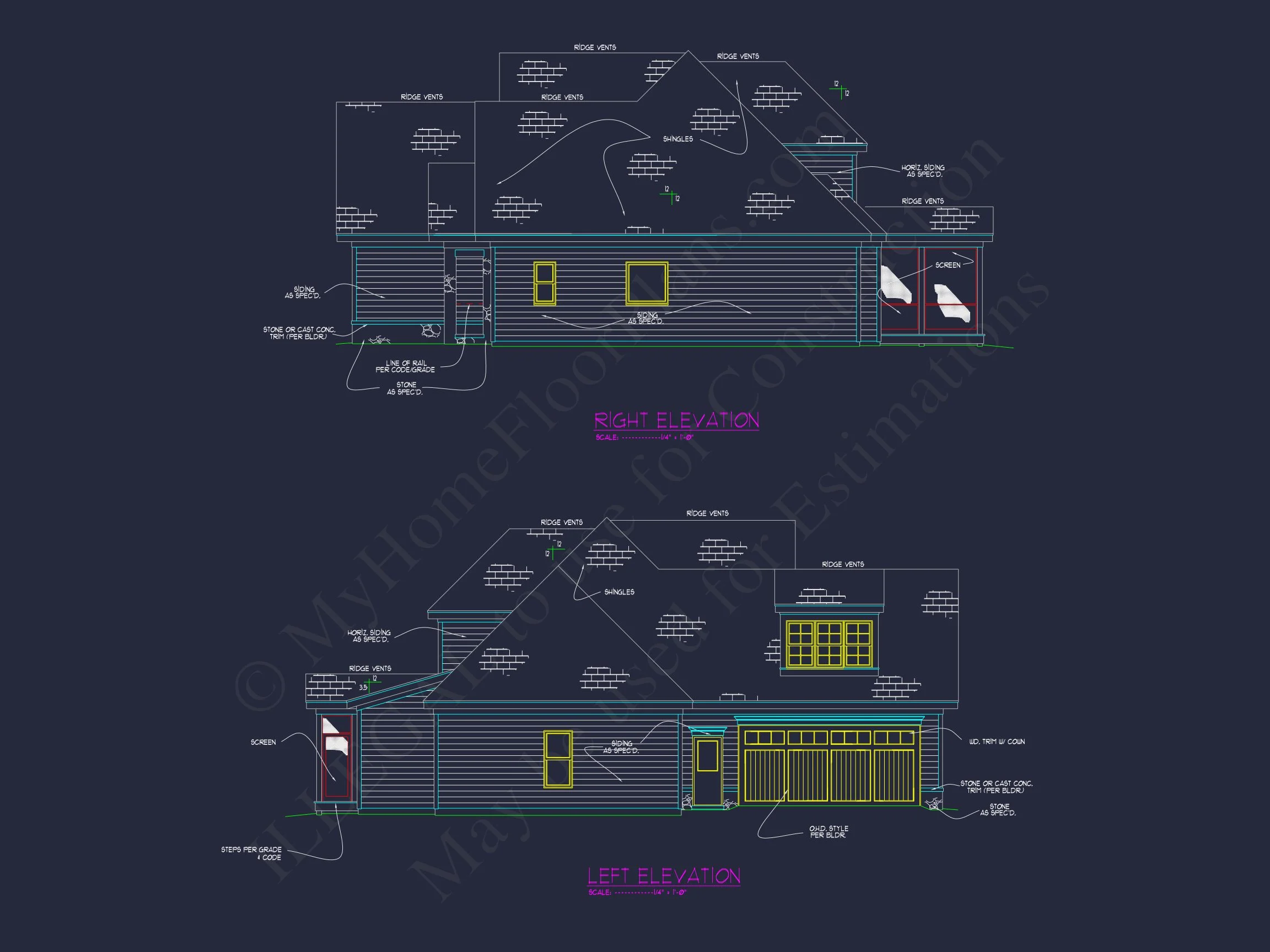 17-1333 HOUSE PLAN - Customizable House Floor Plan with 2-Story Designs & Modern Features 3 Customizable house Floor Plan with 2-Story Designs & Modern Features