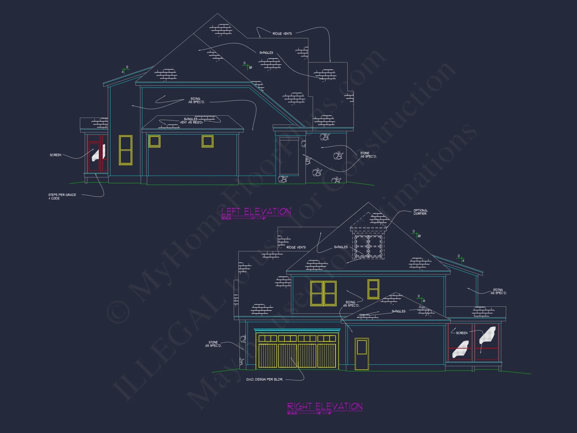 Charming 3-Story house Plan with 4 Bedrooms and Workshop