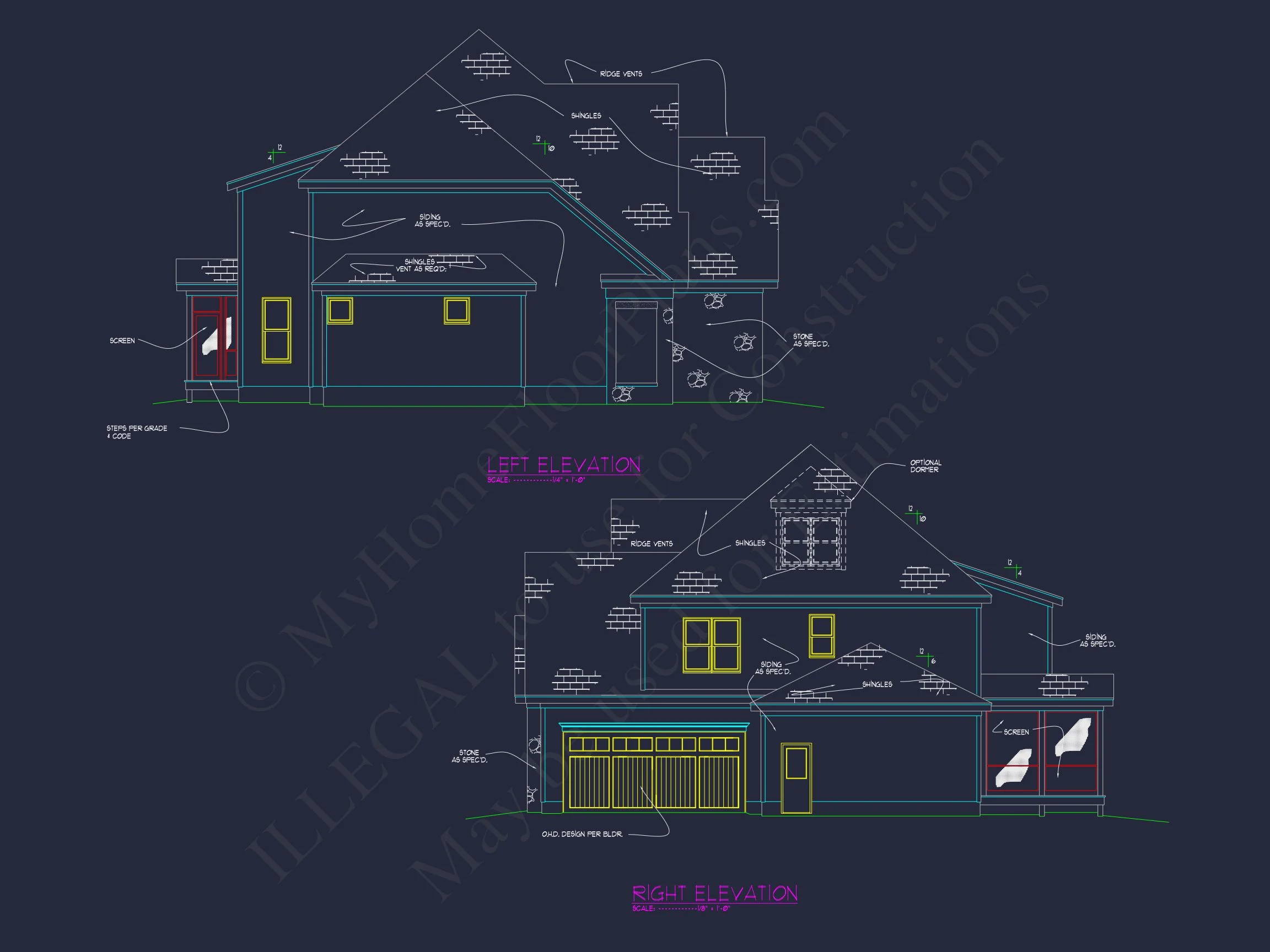 Charming 3-Story house Plan with 4 Bedrooms and Workshop