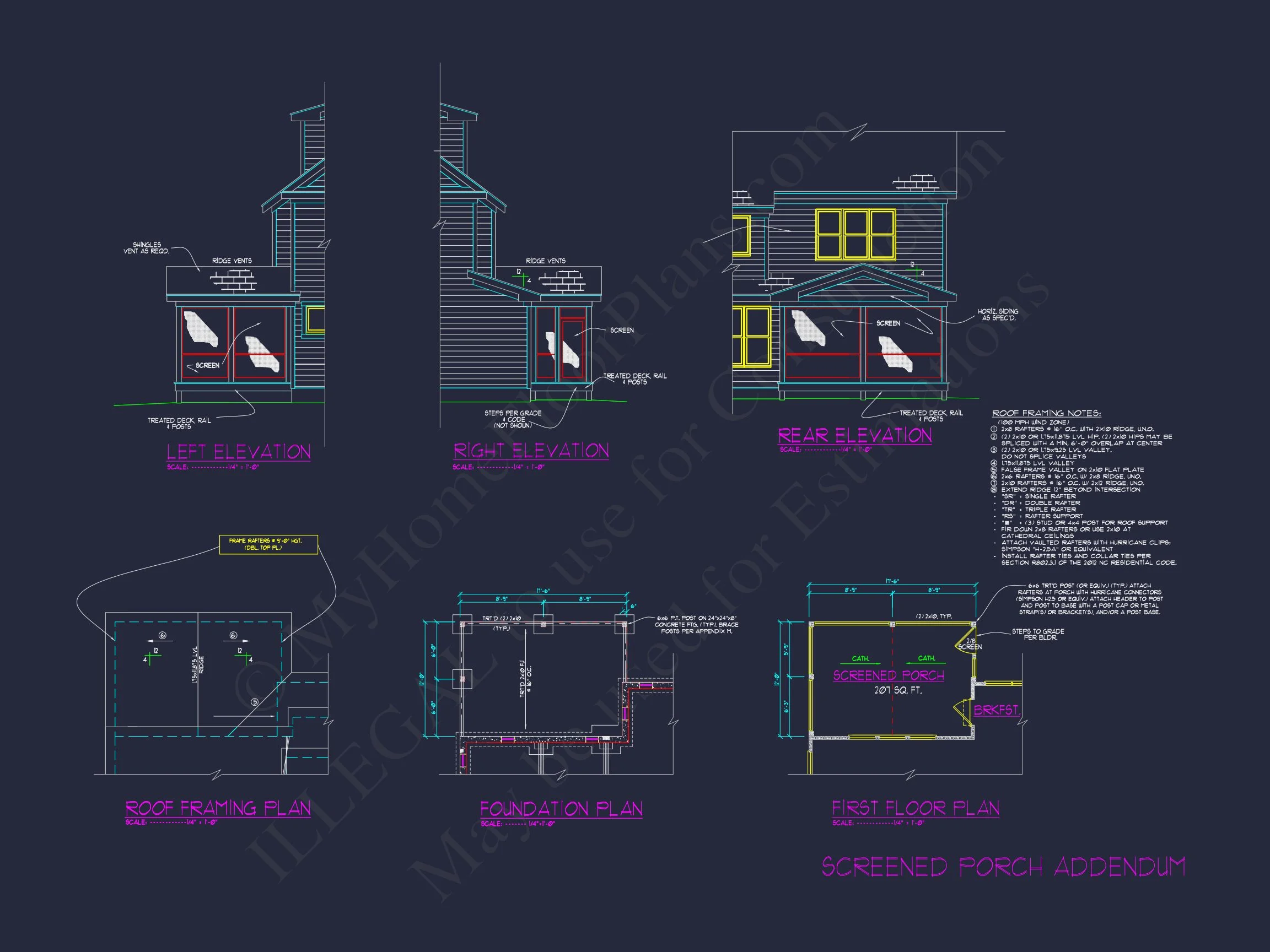 17-1304 HOUSE PLAN - Custom House Floor Plan with 4 Beds, 2.5 Stories & Garage 16 Custom house Floor Plan with 4 Beds, 2.5 Stories & Garage