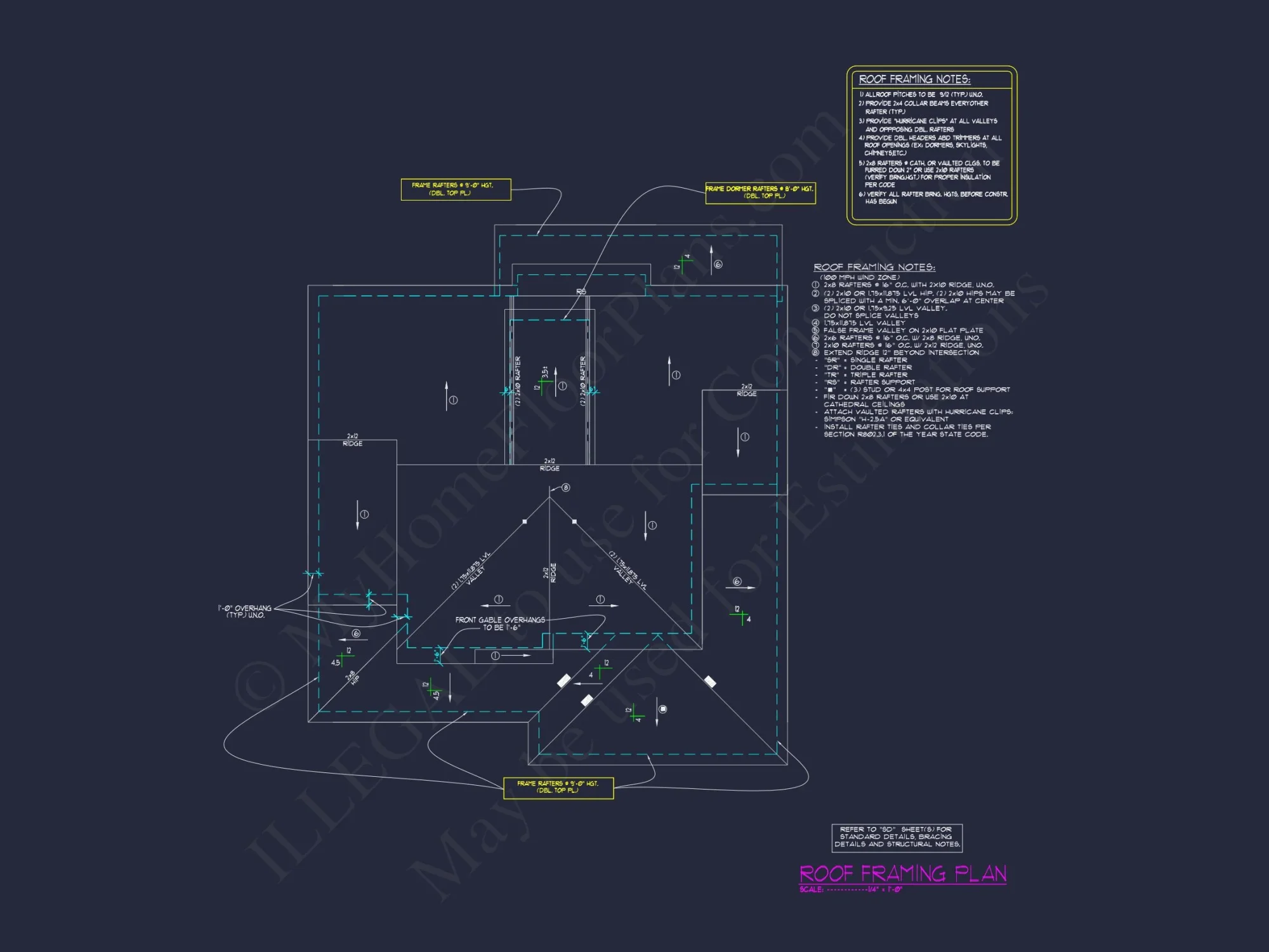 Custom house Floor Plan with 4 Beds, 2.5 Stories & Garage