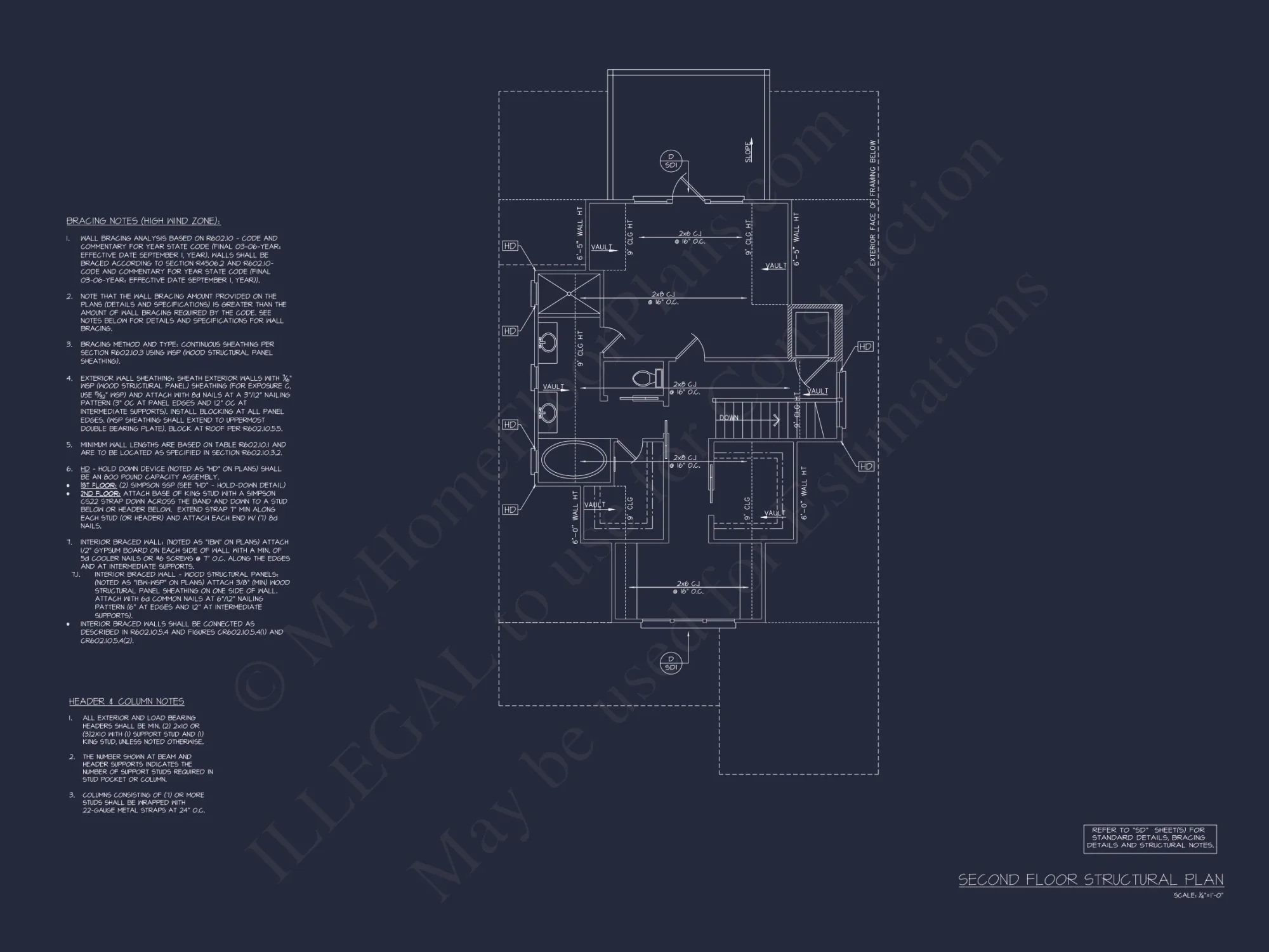 Modern Coastal house Floor Plan with Architectural Designs