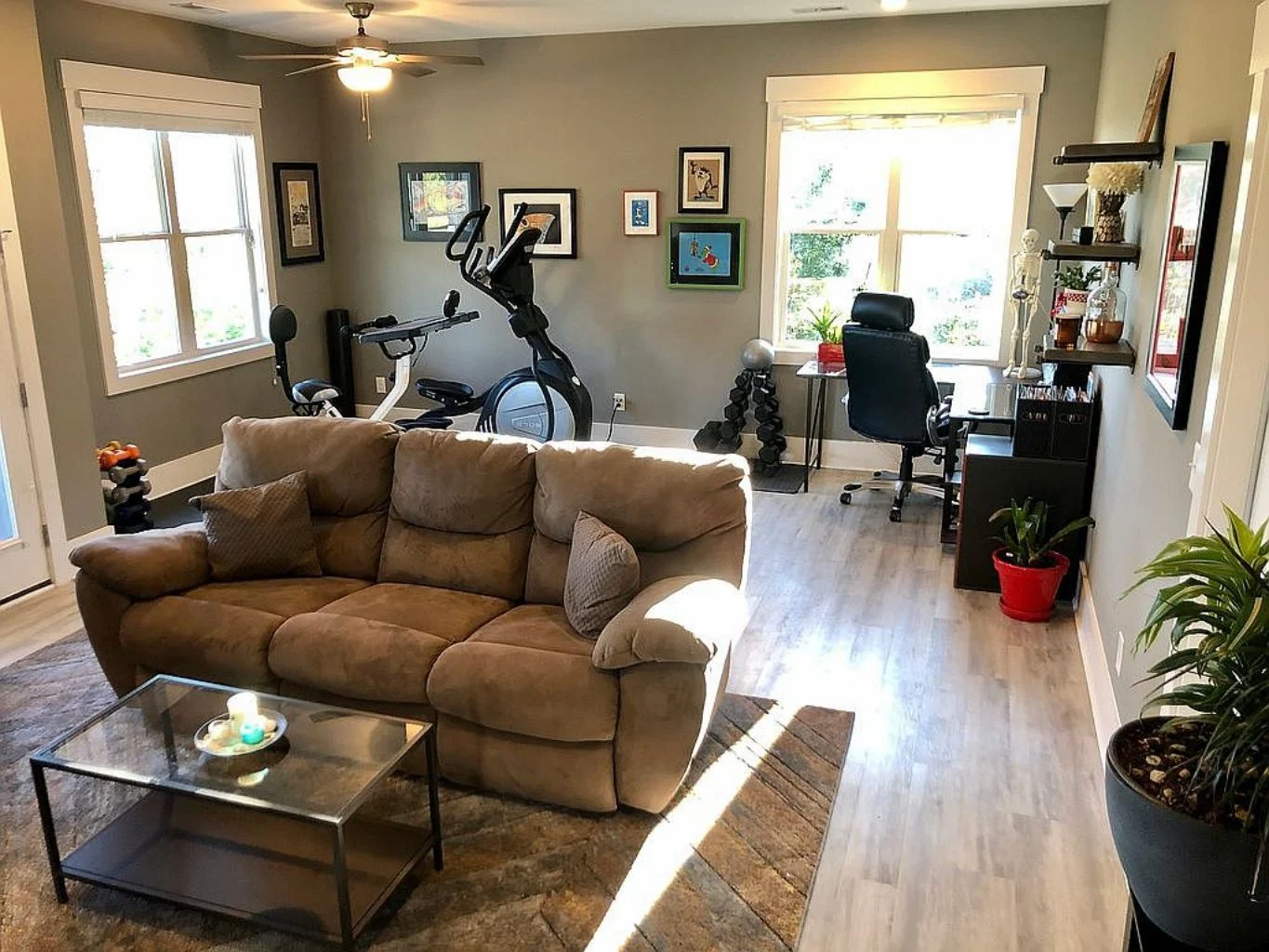 Modern Craftsman house Floor Plan with Detailed Blueprint Designs