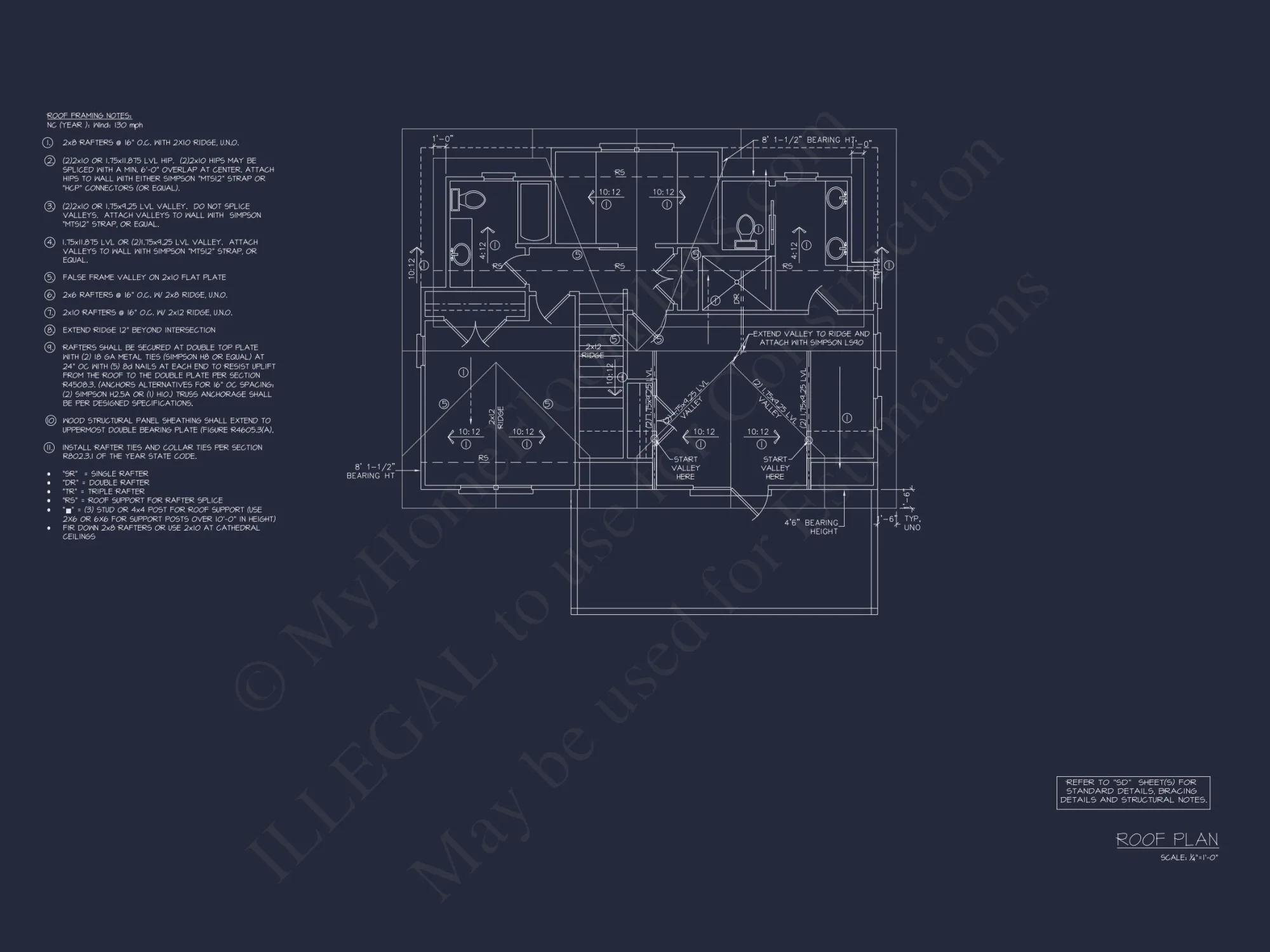 Craftsman Beach house Floor Plan with CAD and Designs