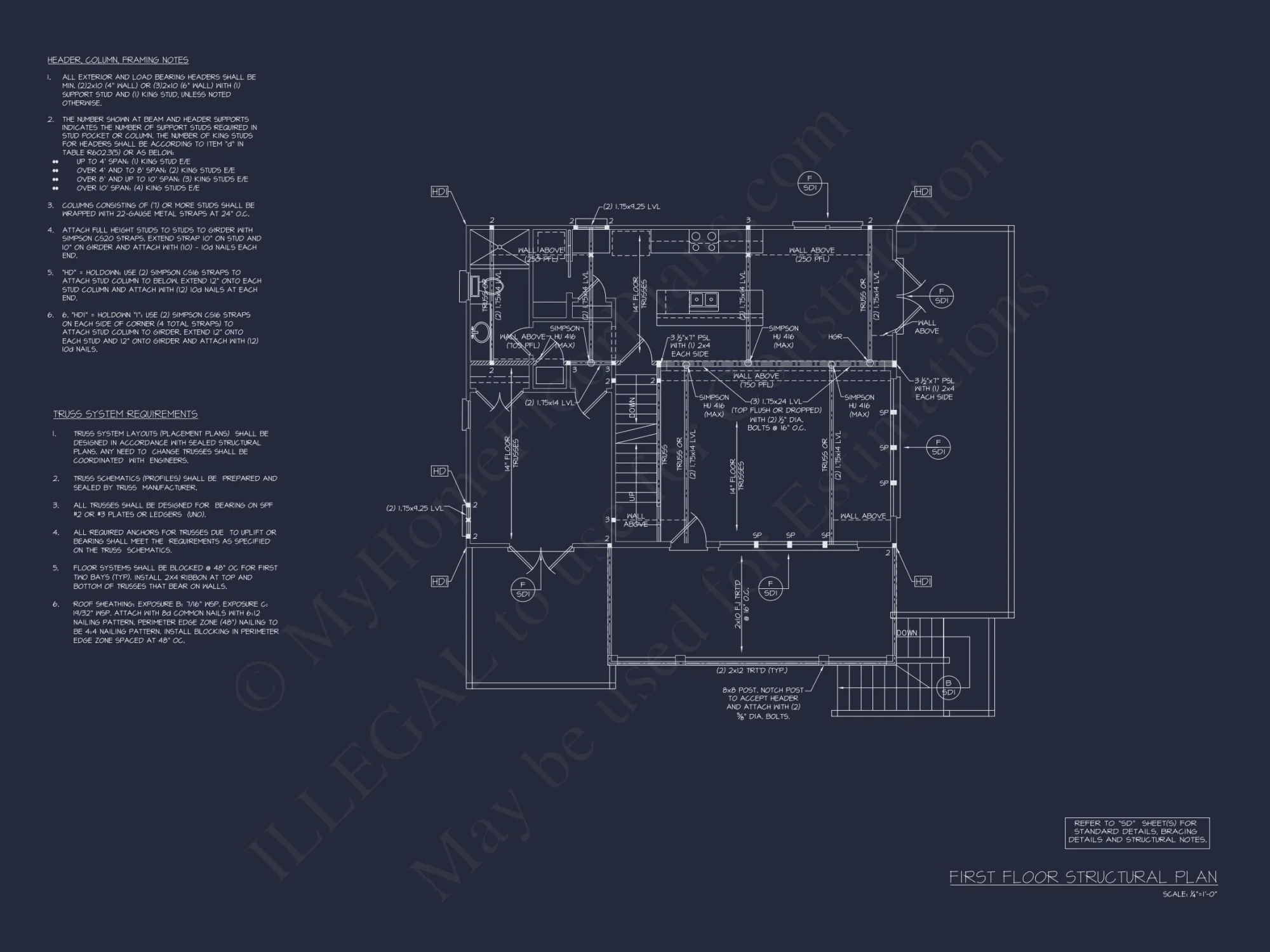 Craftsman Beach house Floor Plan with CAD and Designs