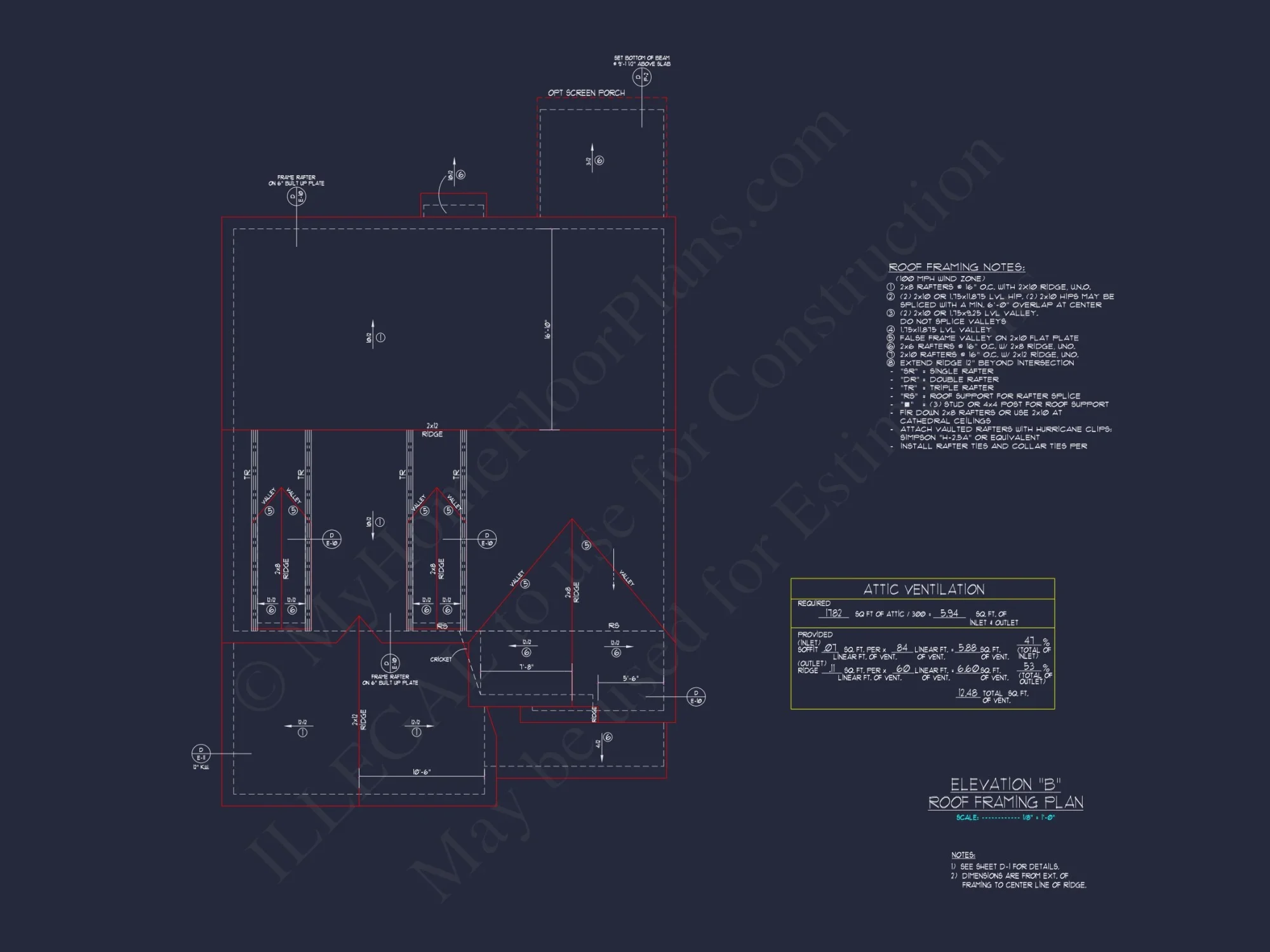 Modern house Plan with Upstairs Bedrooms & Open Floor Design