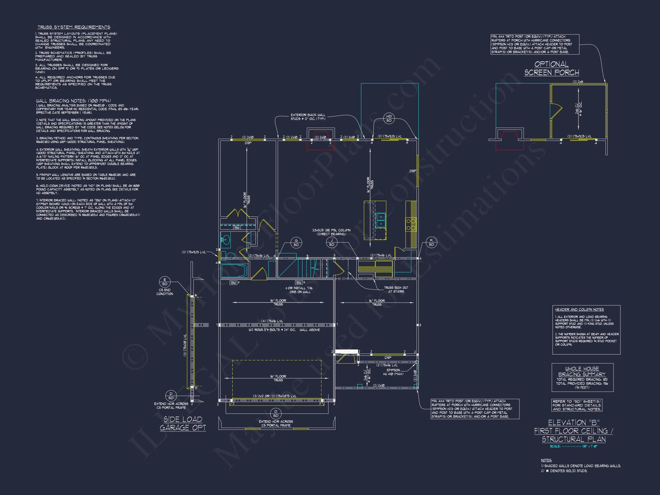 17-1135 HOUSE PLAN - Modern House Plan with Upstairs Bedrooms & Open Floor Design 15 Modern house Plan with Upstairs Bedrooms & Open Floor Design