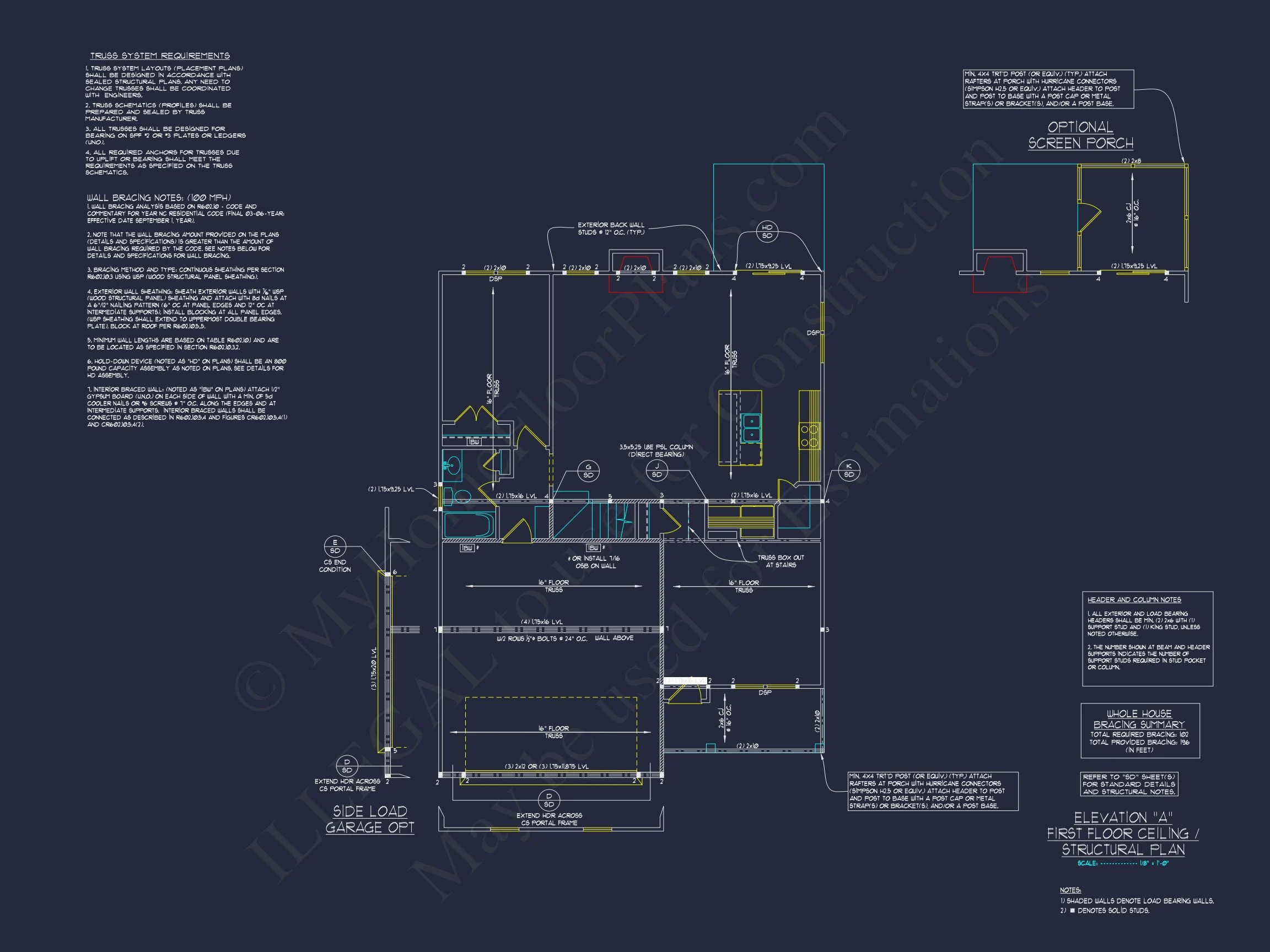 17-1135 HOUSE PLAN - Modern House Plan with Upstairs Bedrooms & Open Floor Design 14 Modern house Plan with Upstairs Bedrooms & Open Floor Design