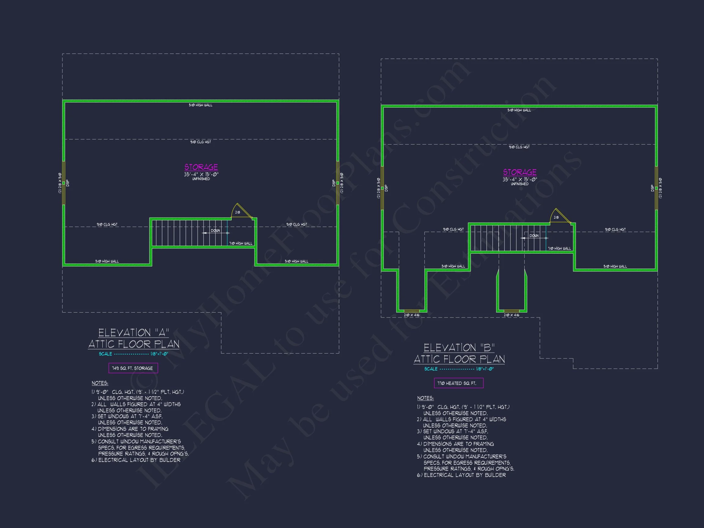 17-1135 HOUSE PLAN - Modern House Plan with Upstairs Bedrooms & Open Floor Design 12 Modern house Plan with Upstairs Bedrooms & Open Floor Design