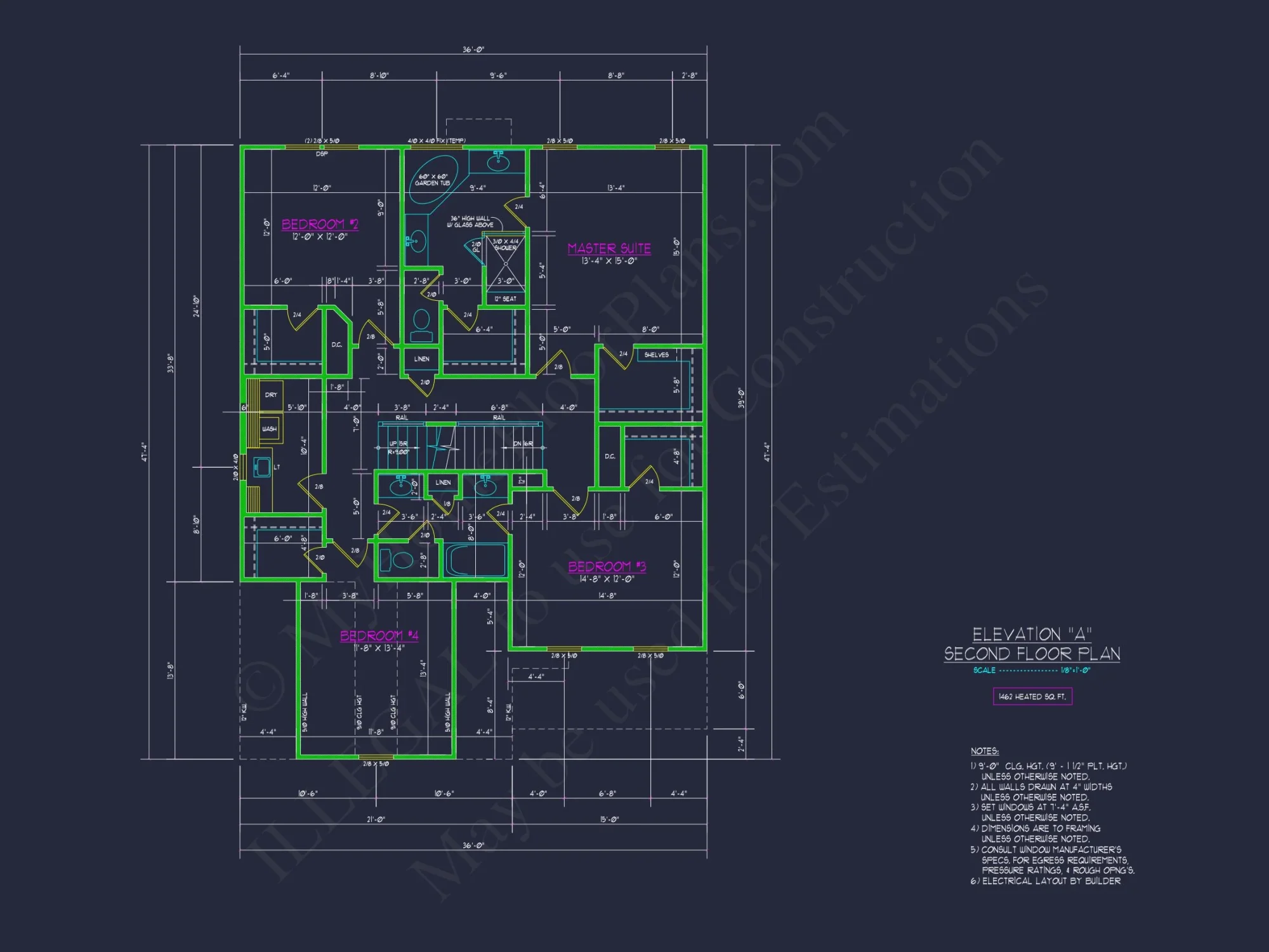 Modern house Plan with Upstairs Bedrooms & Open Floor Design
