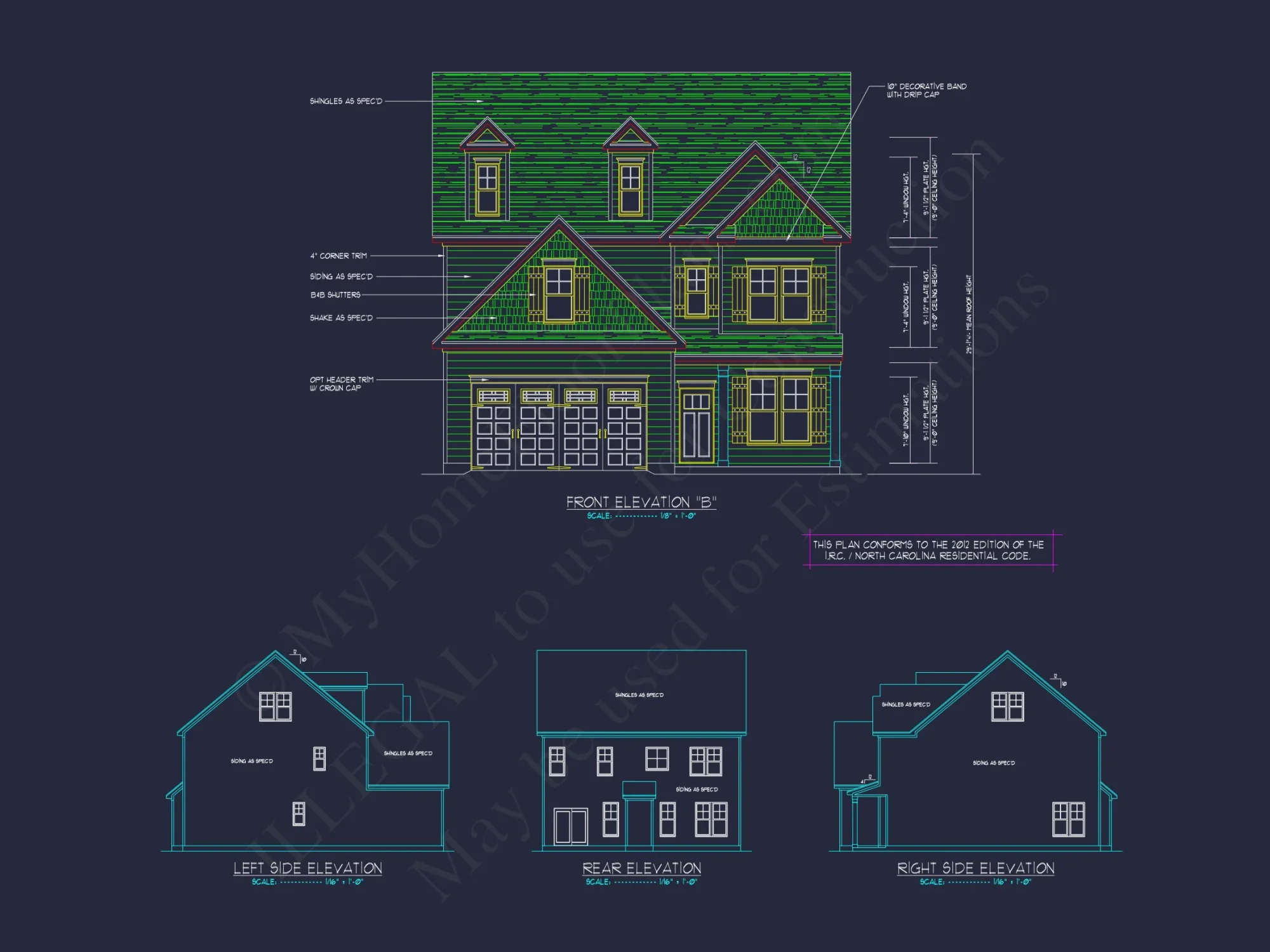 Modern house Plan with Upstairs Bedrooms & Open Floor Design