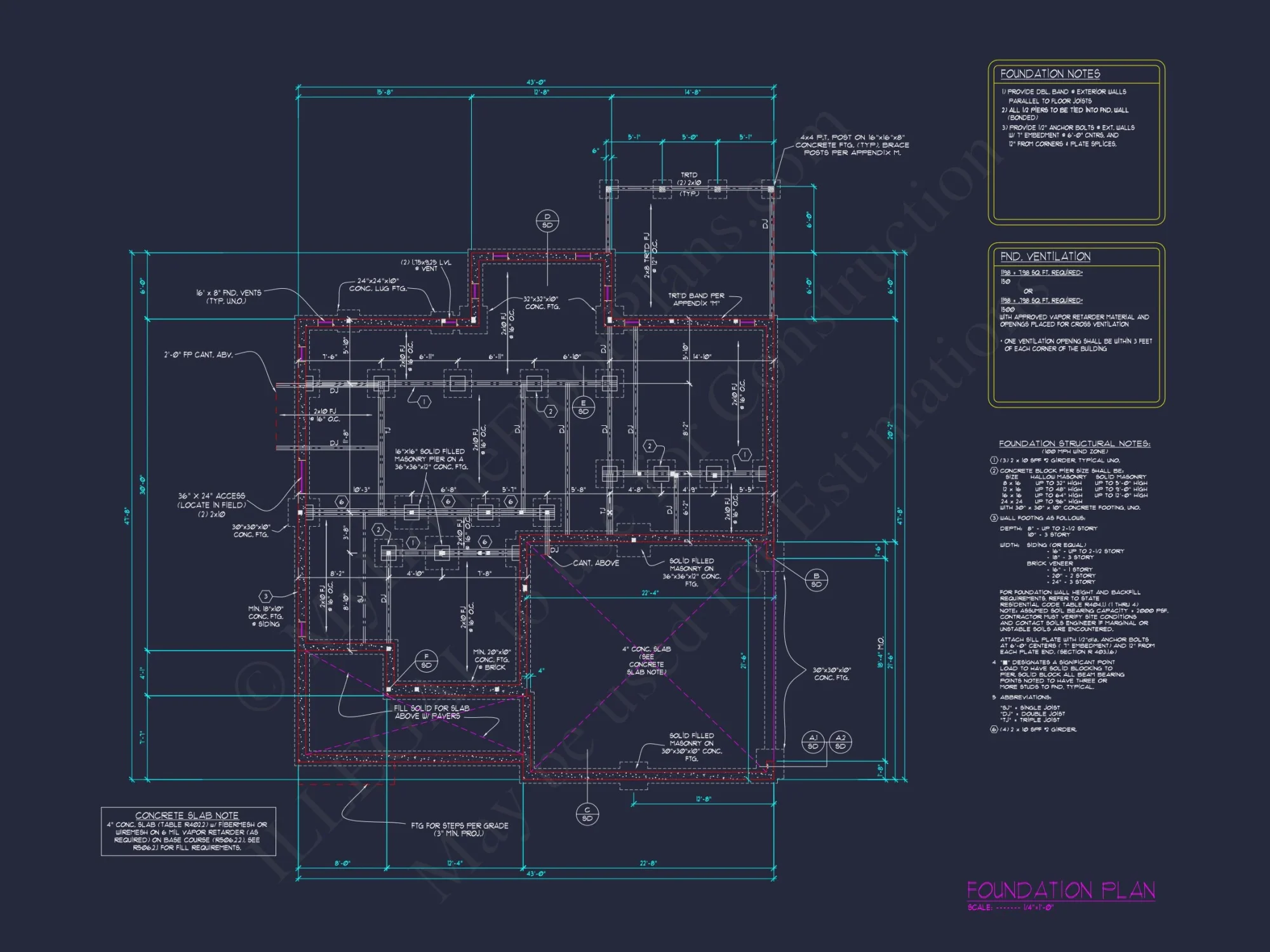 Modern Craftsman house Plan with 3 Floors and Detailed CAD Designs