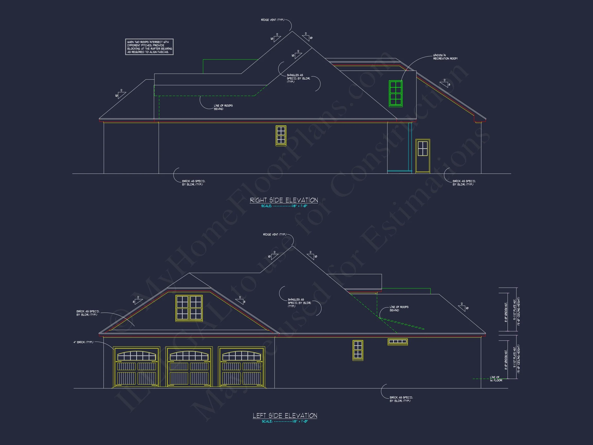 Traditional house Plan with Spacious Floor Design and CAD Blueprints