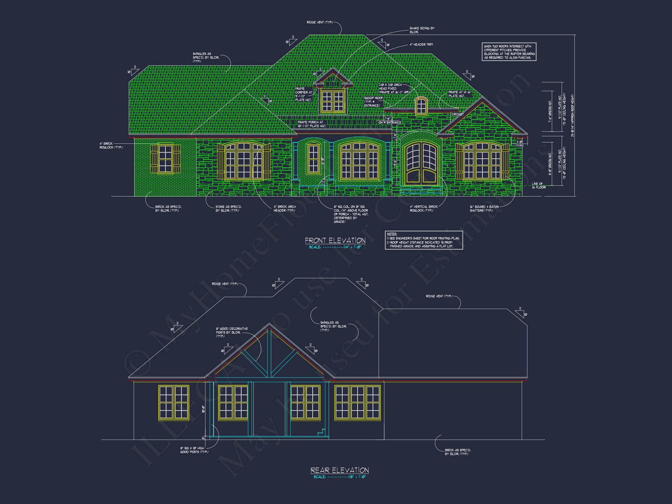 Traditional house Plan with Spacious Floor Design and CAD Blueprints