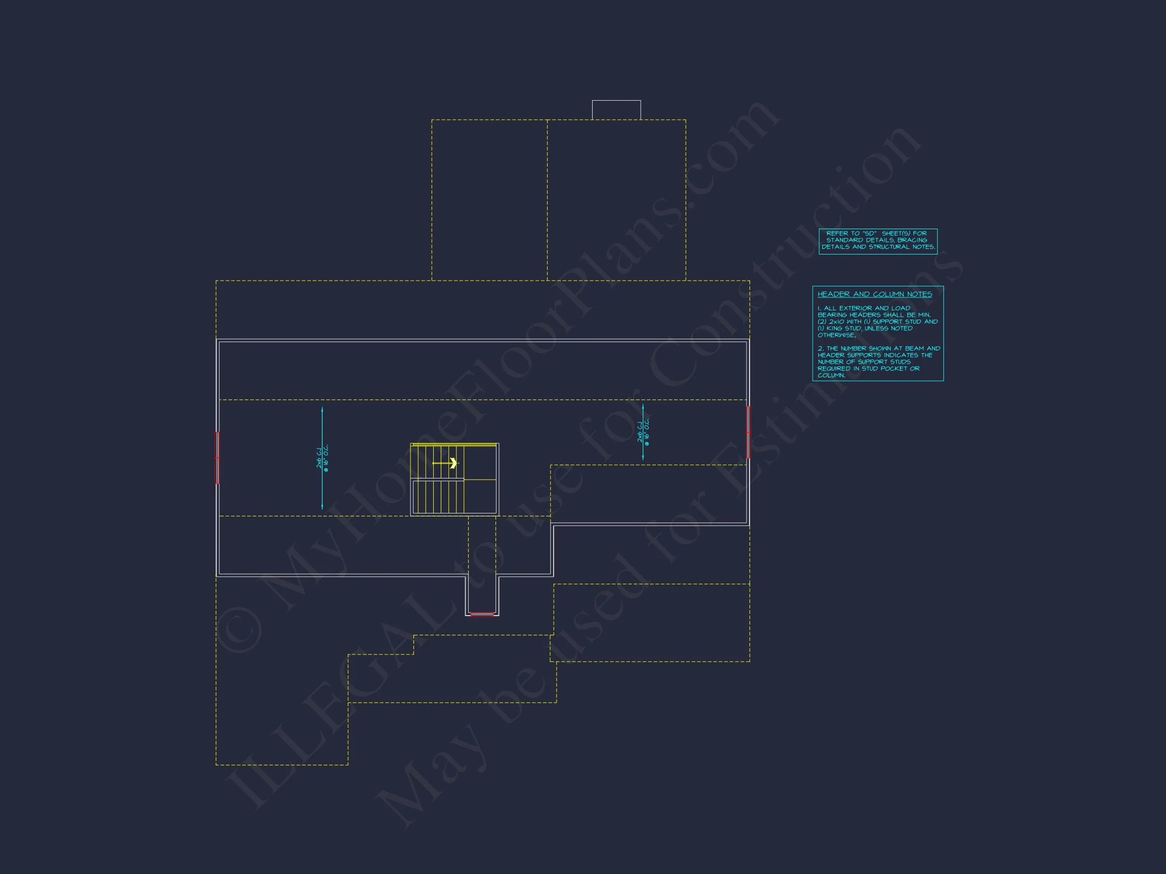 Beautiful house Plan with Detailed CAD Floor Plan and Designs