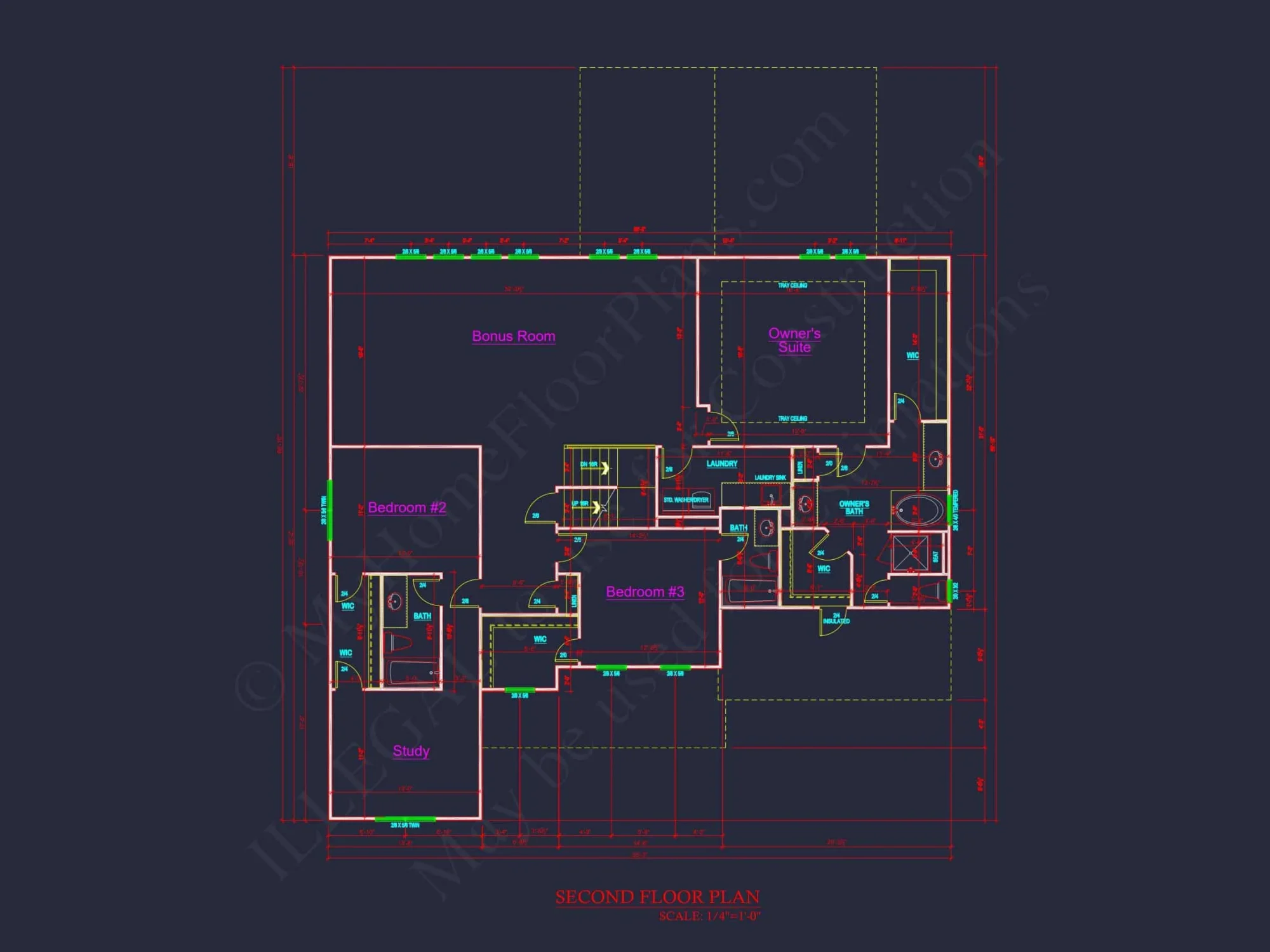 Beautiful house Plan with Detailed CAD Floor Plan and Designs