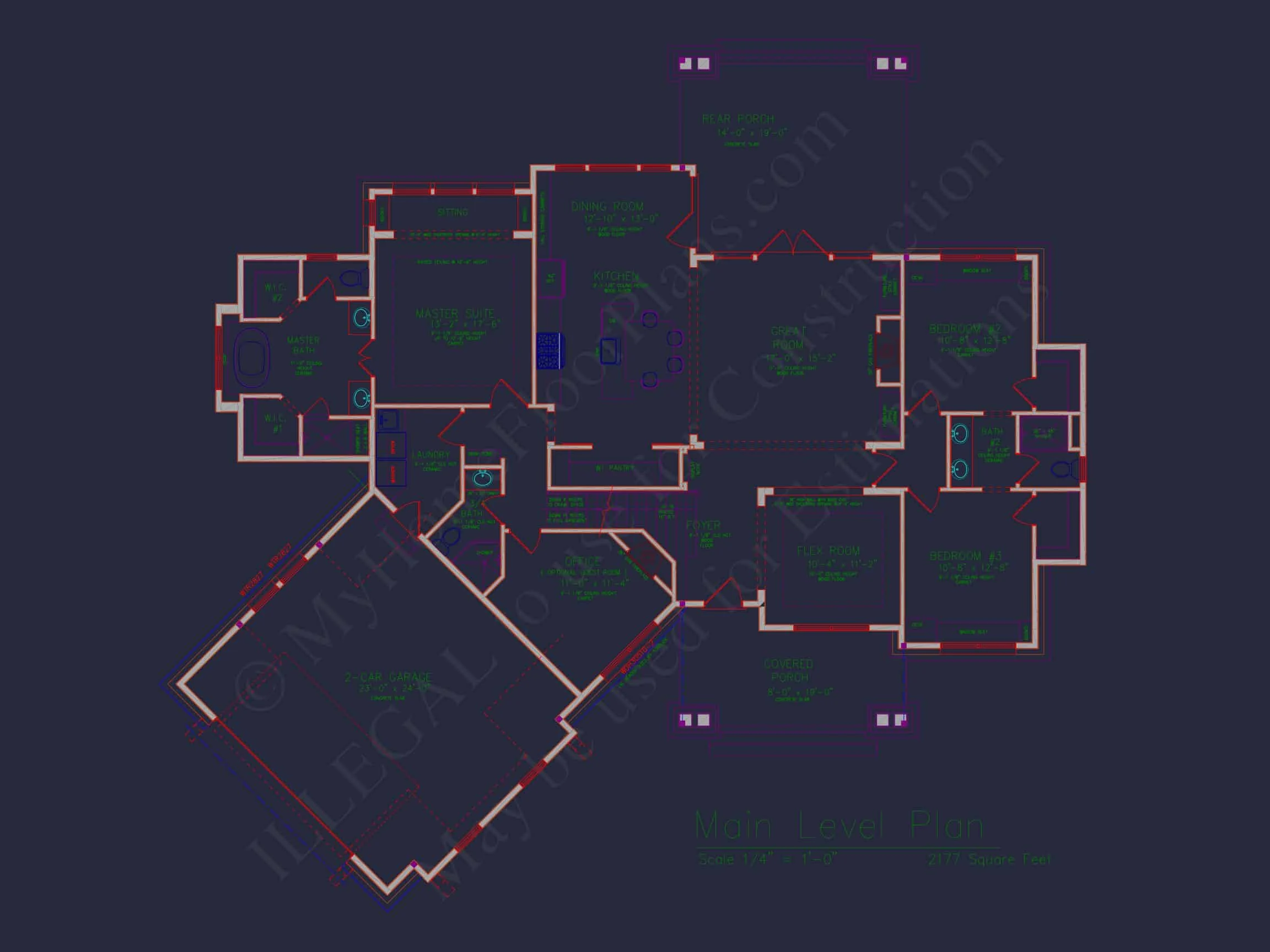 Craftsman house Plan with Bonus Room and 1.5 Story Design