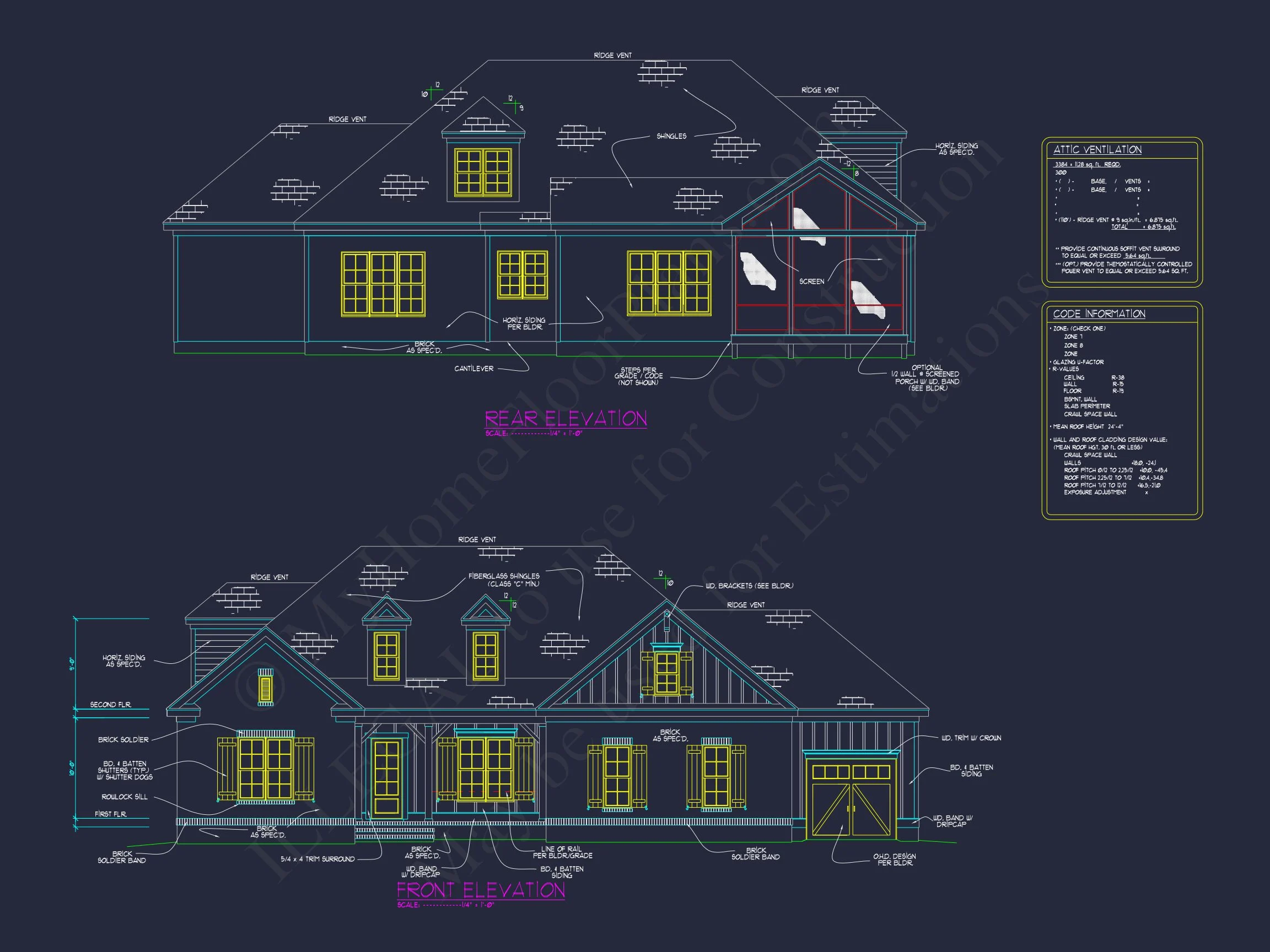 Craftsman house Plan with Modern Floor Designs & CAD Blueprints
