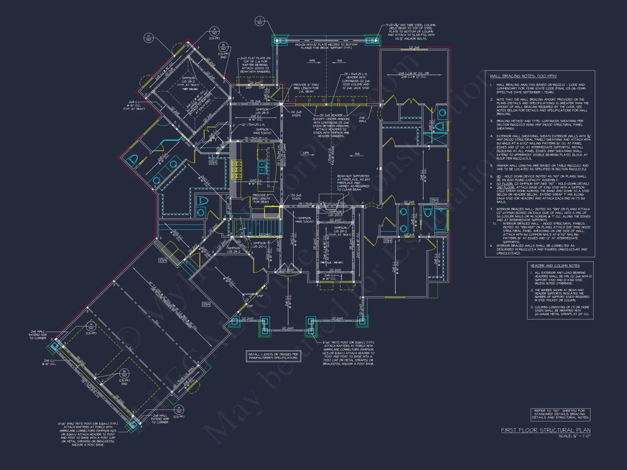 Beautiful Craftsman house Plan with Detailed Floor Designs