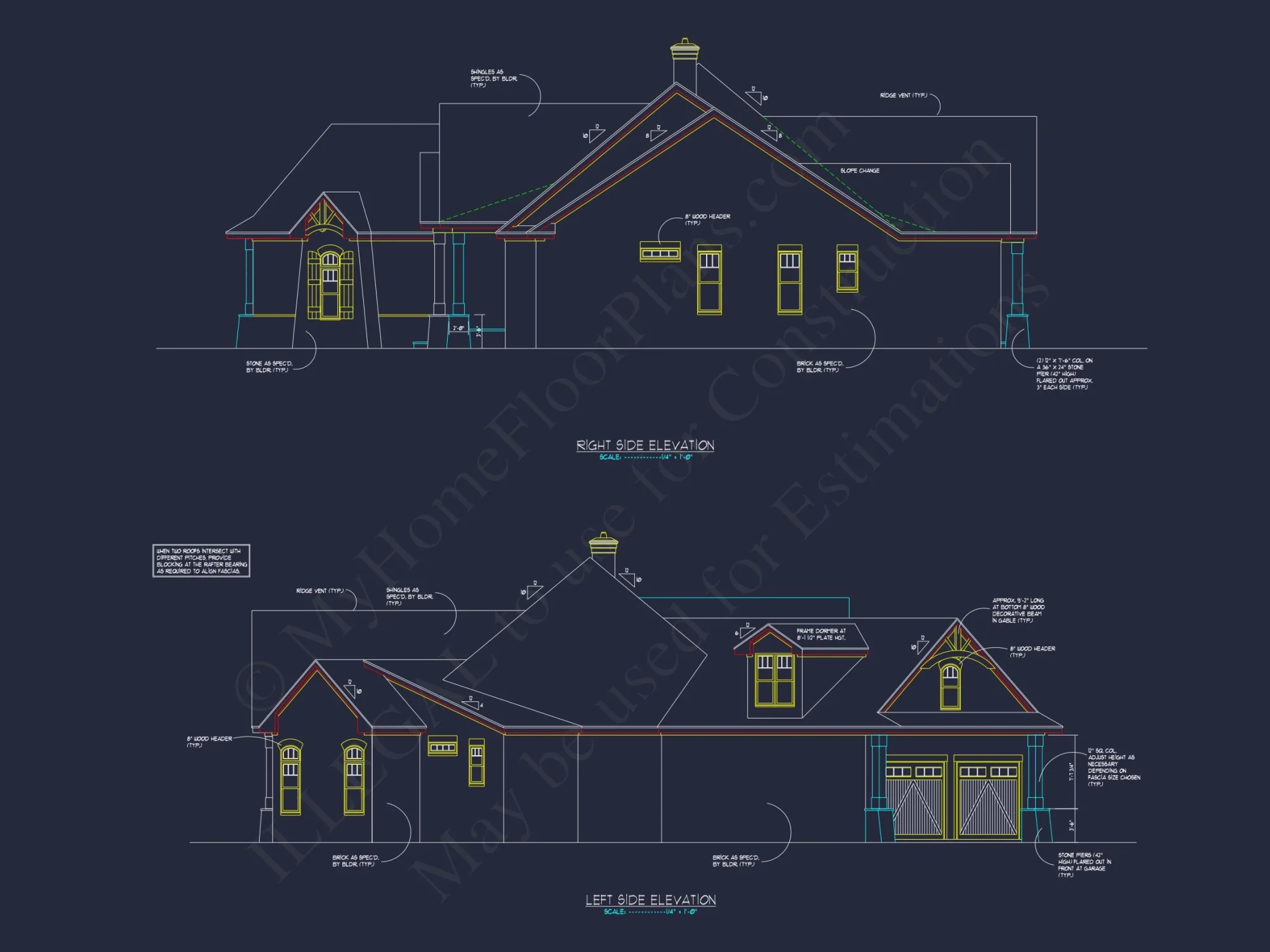 Beautiful Craftsman house Plan with Detailed Floor Designs