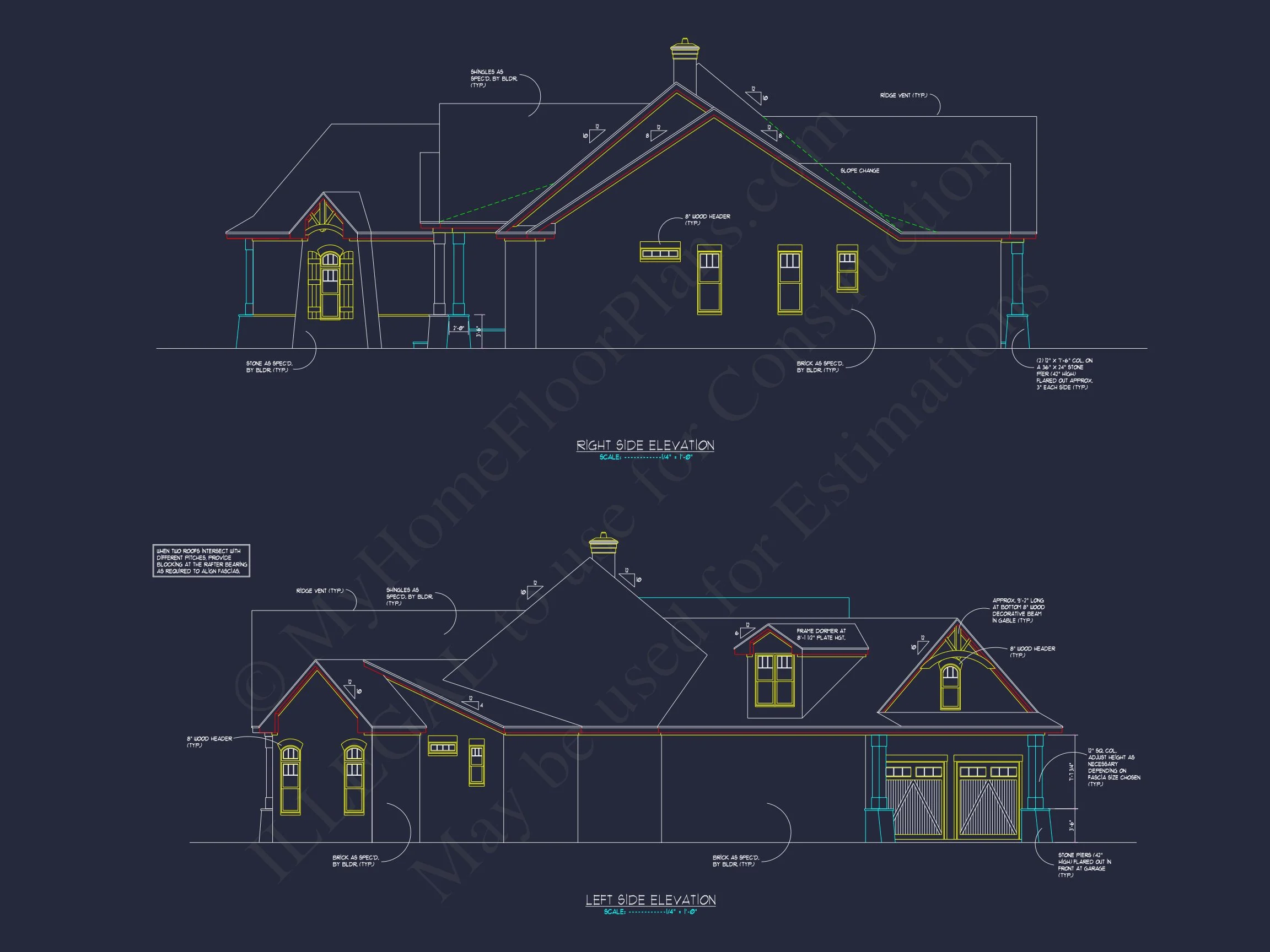 Beautiful Craftsman house Plan with Detailed Floor Designs