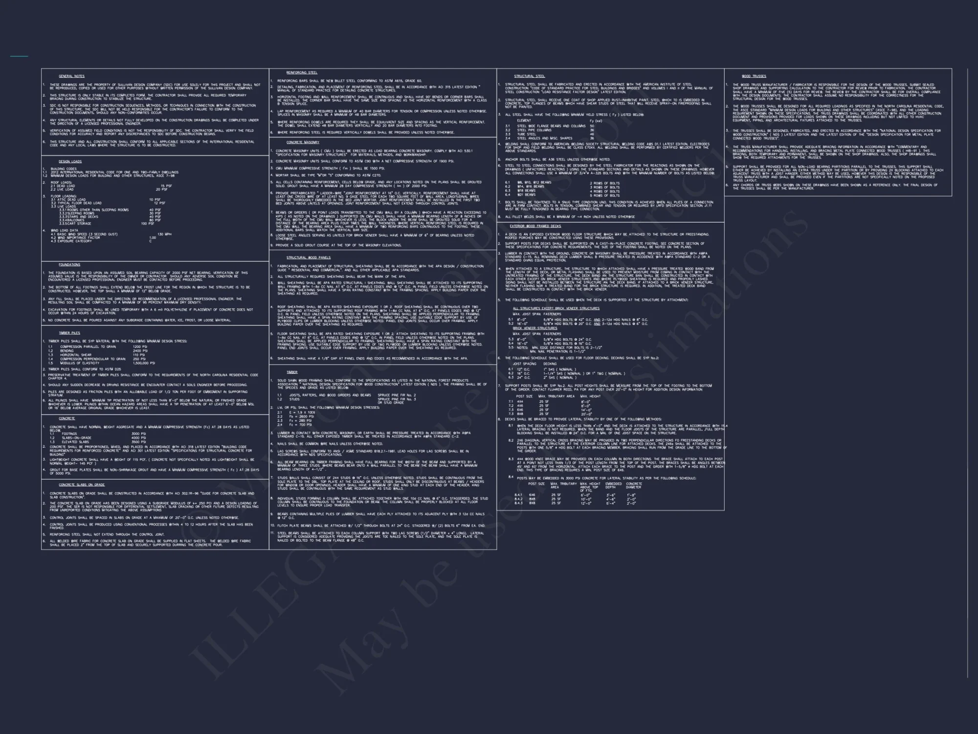 Beach house Floor Plan: 2-Story CAD Designs with 4 Bedrooms