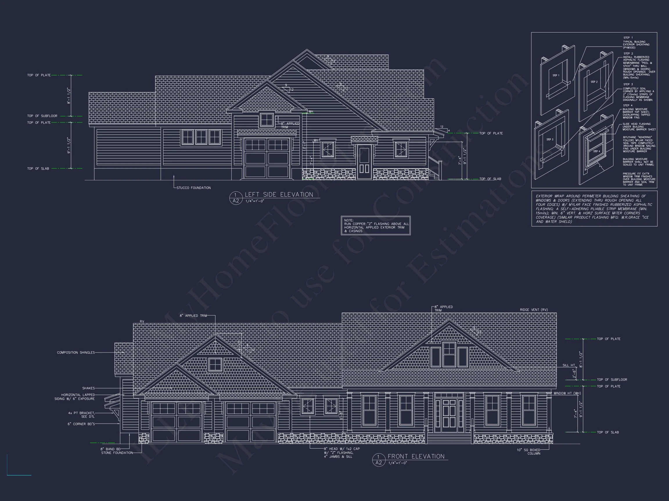 Spacious house Plan with 2 Floors, 4 Beds & Craftman Style