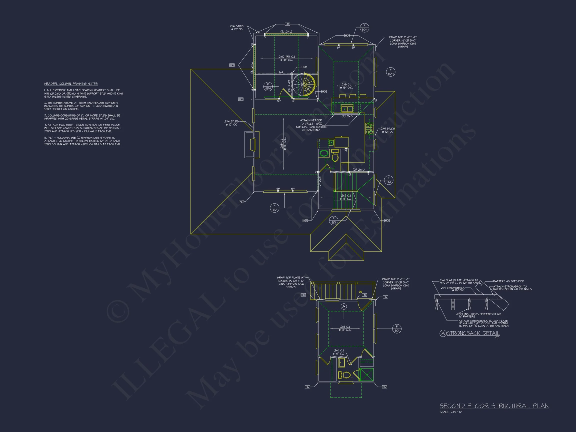 17-1008 HOUSE PLAN - Charming Beach House Plan: Architectural Floor Designs in CAD 14 Charming Beach house Plan: Architectural Floor Designs in CAD