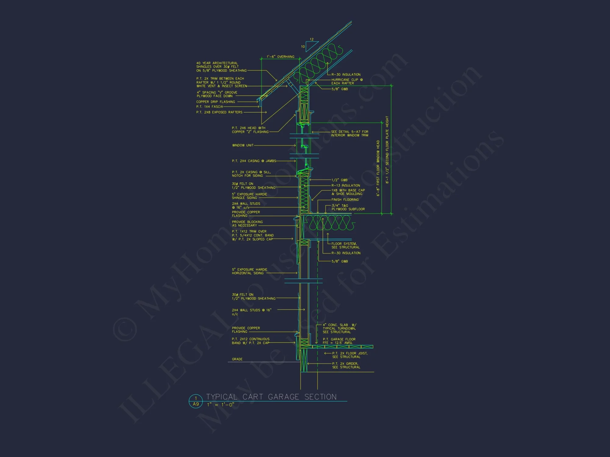 Charming Beach house Plan: Architectural Floor Designs in CAD