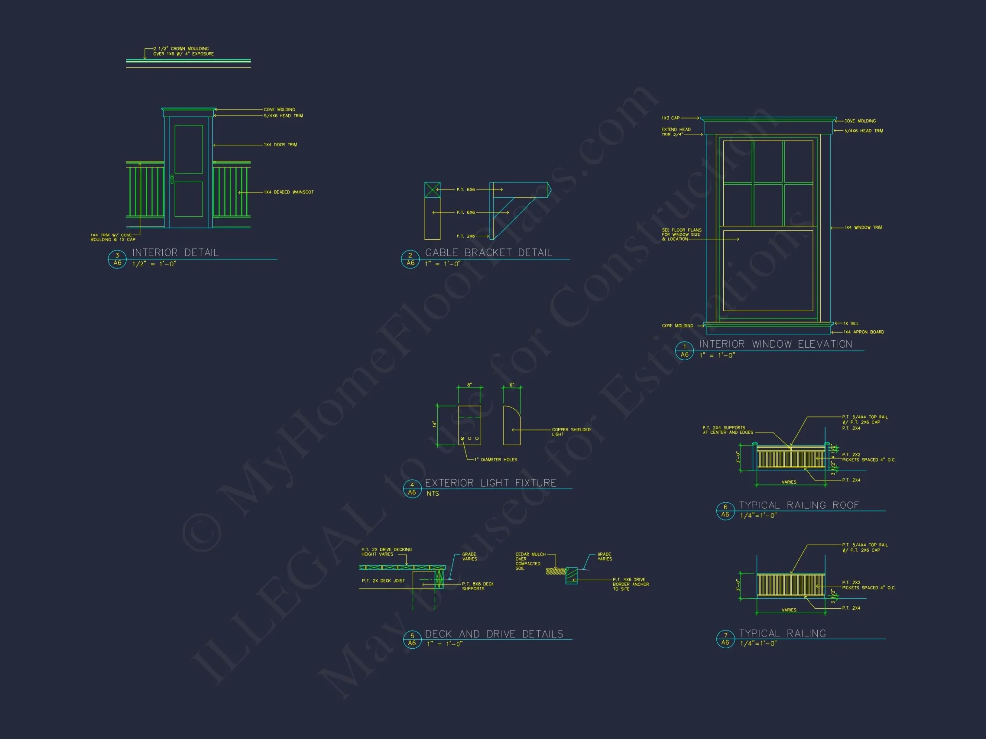 Charming Beach house Plan: Architectural Floor Designs in CAD