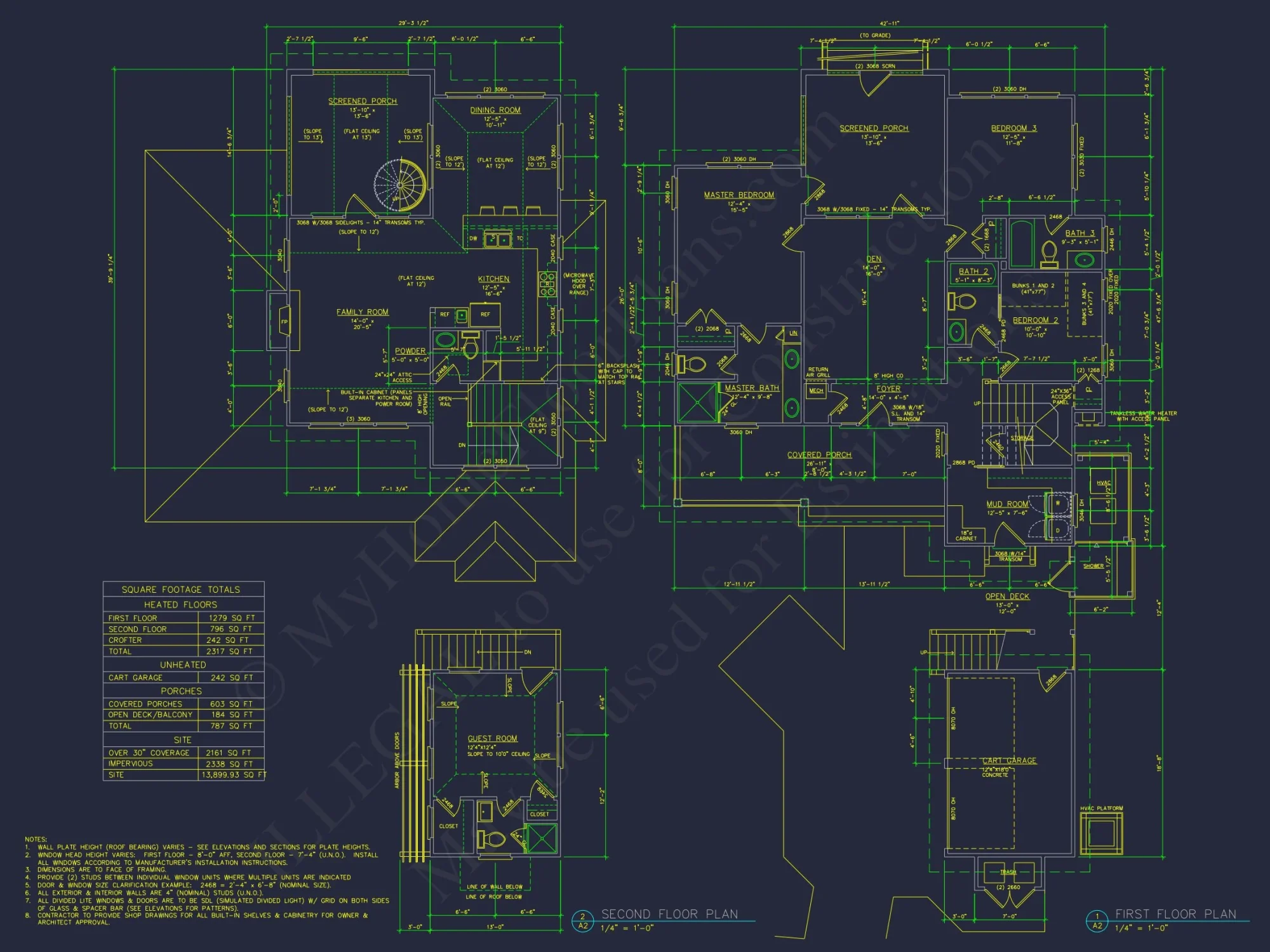 Charming Beach house Plan: Architectural Floor Designs in CAD